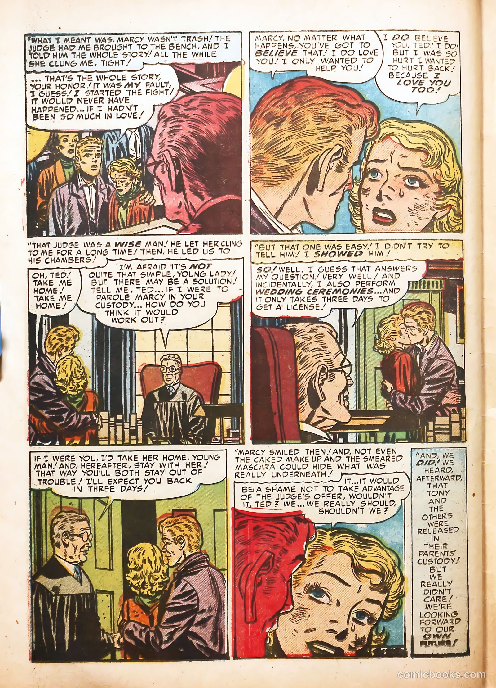 Young Love #35 (1952) — page 40 of 45