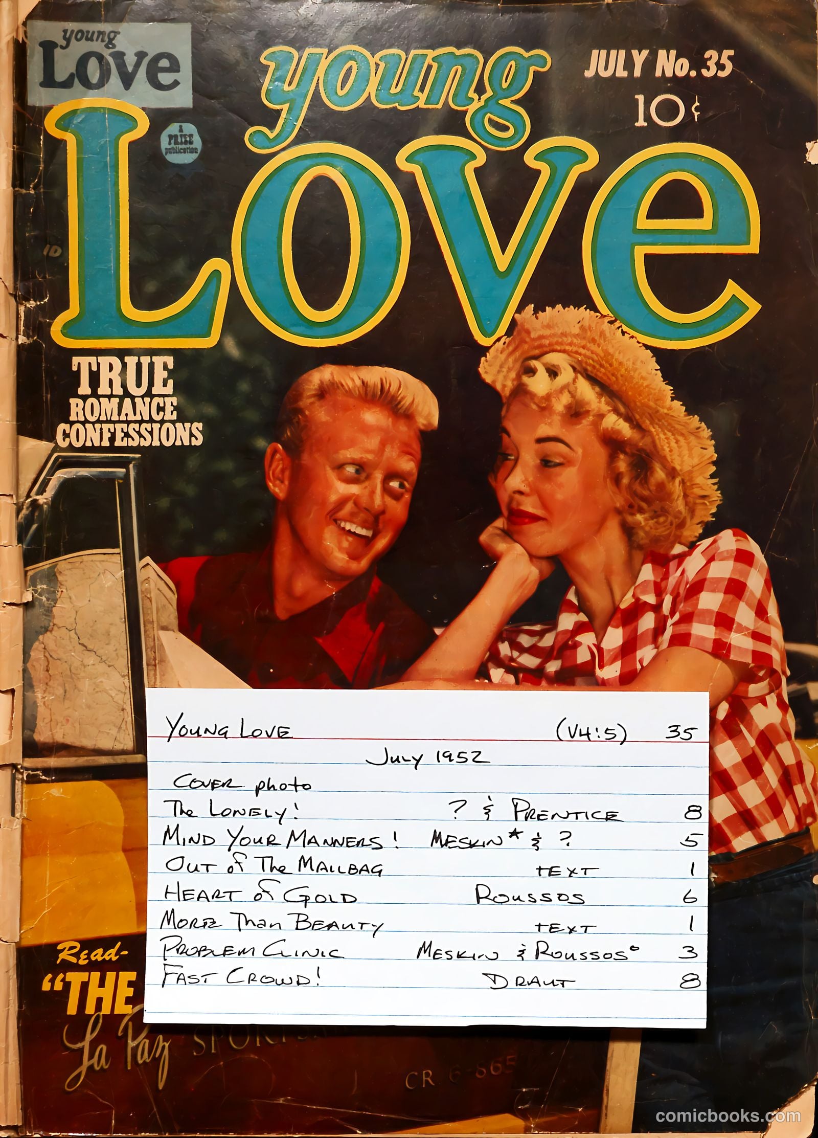 Young Love #35 (1952) — page 45 of 45