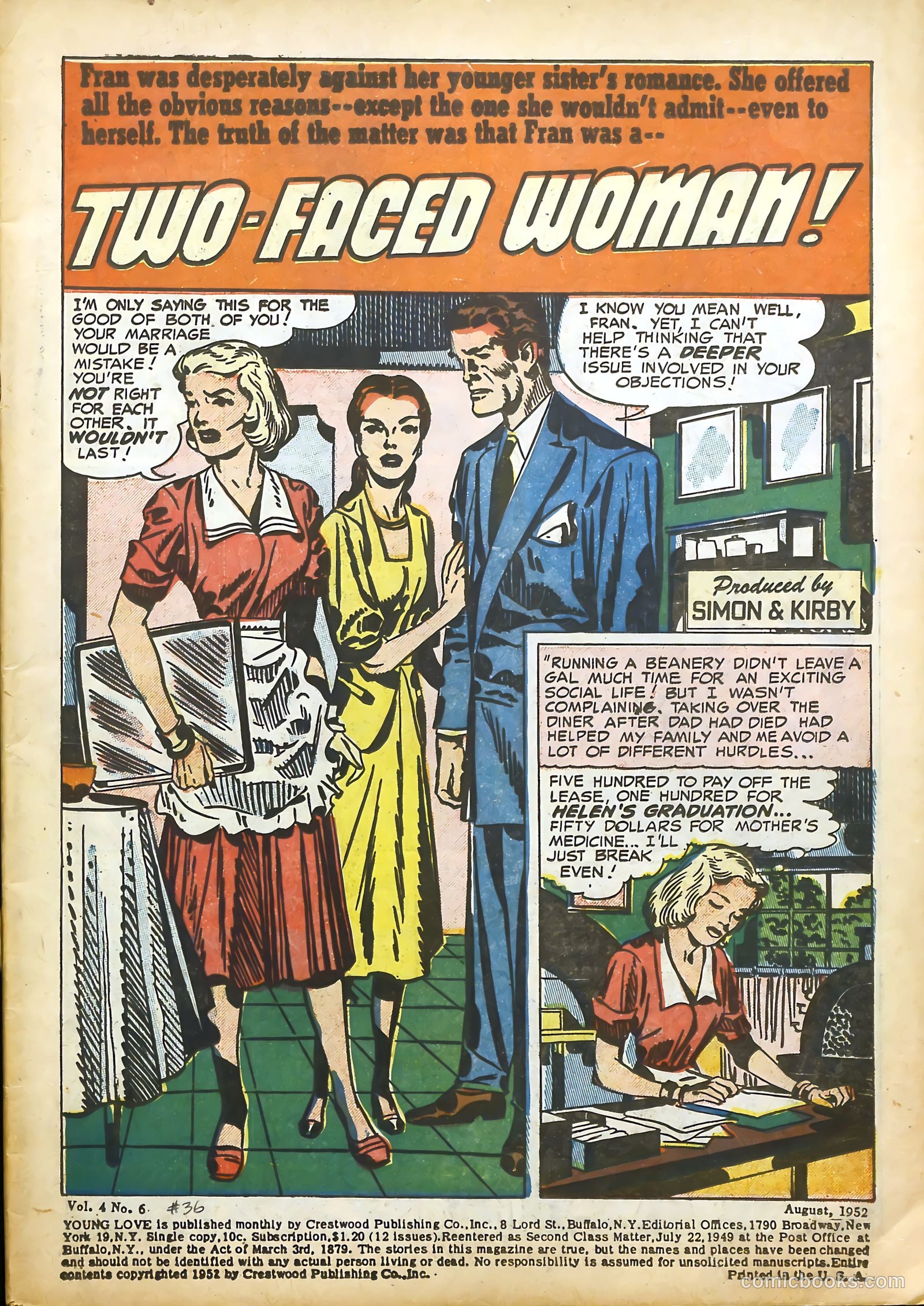 Young Love #36 (1950) — page 4 of 45