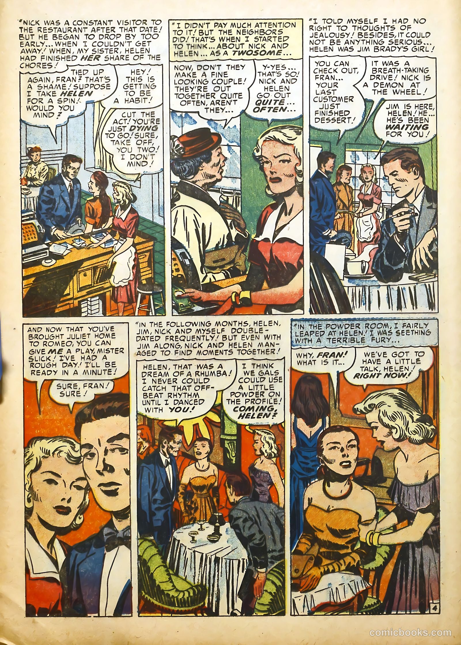 Young Love #36 (1950) — page 7 of 45