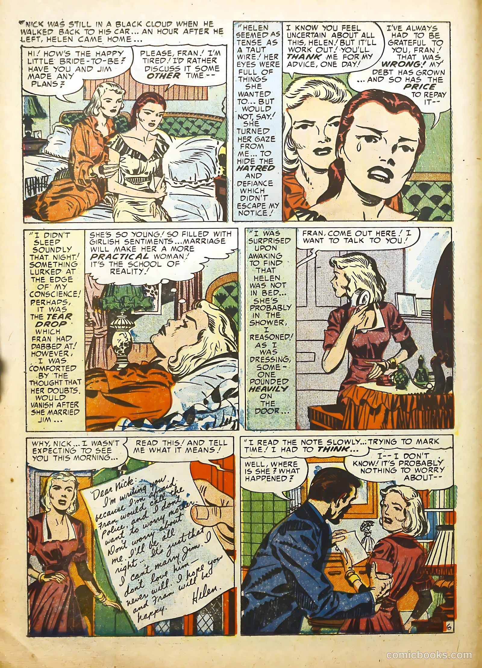 Young Love #36 (1950) — page 9 of 45