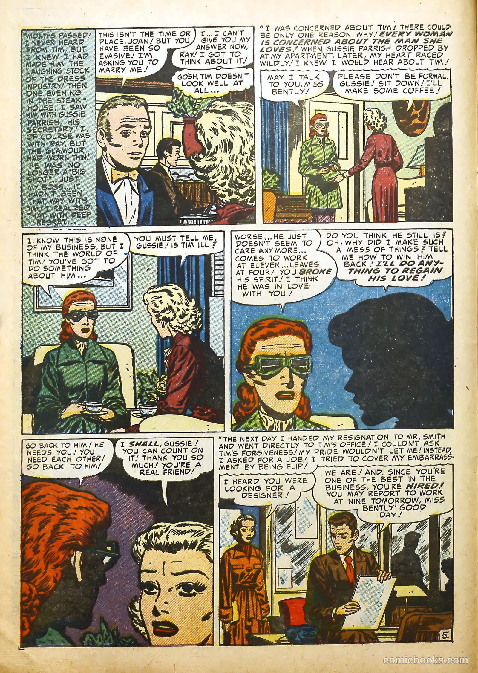 Young Love #36 (1950) — page 17 of 45
