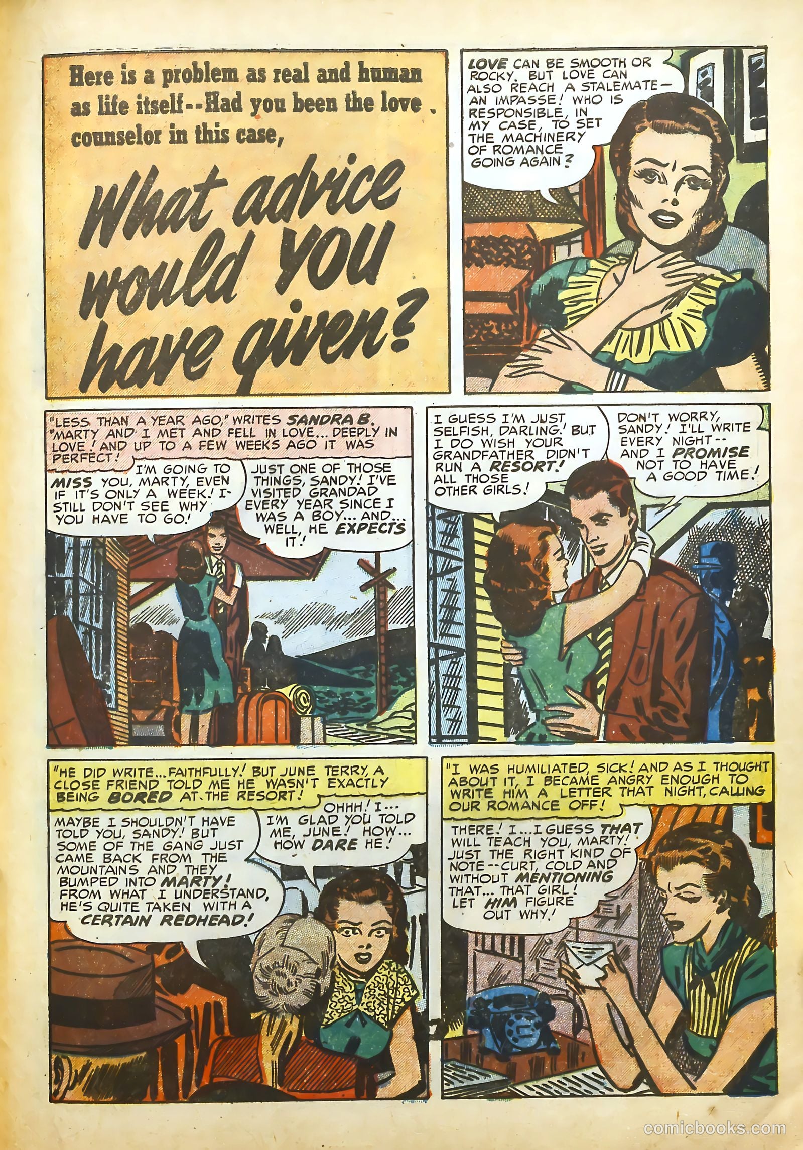 Young Love #36 (1950) — page 32 of 45