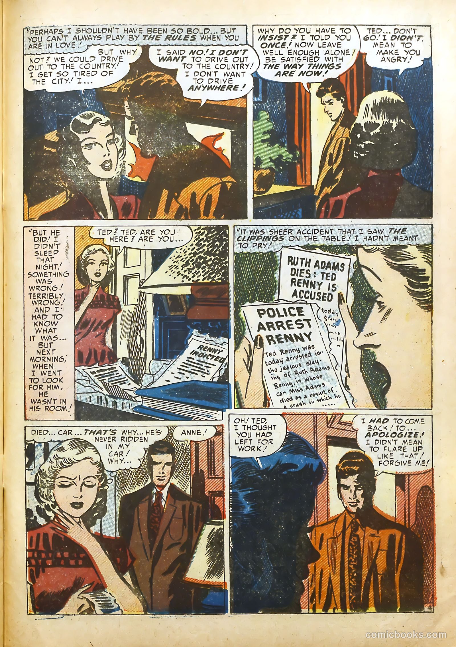 Young Love #36 (1950) — page 38 of 45