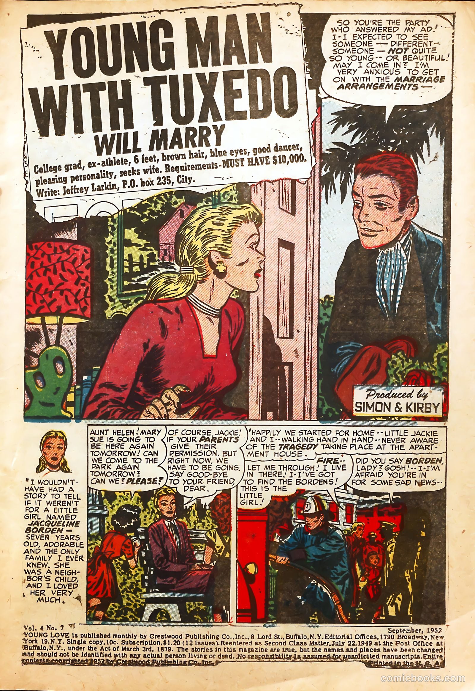 Young Love #37 (1952) — page 3 of 45