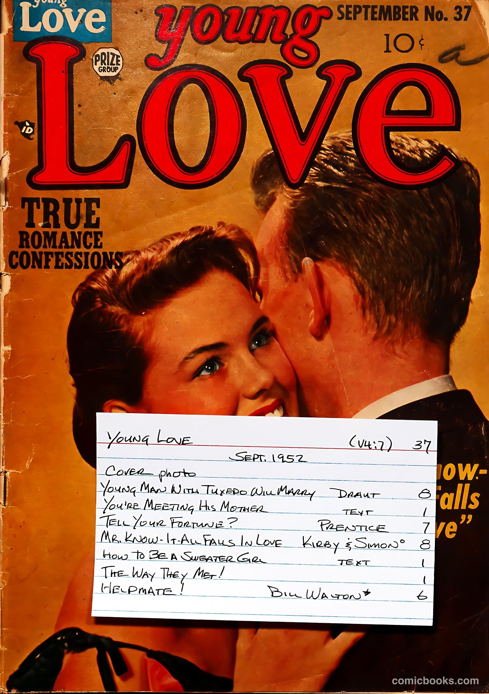 Young Love #37 (1952) — page 45 of 45