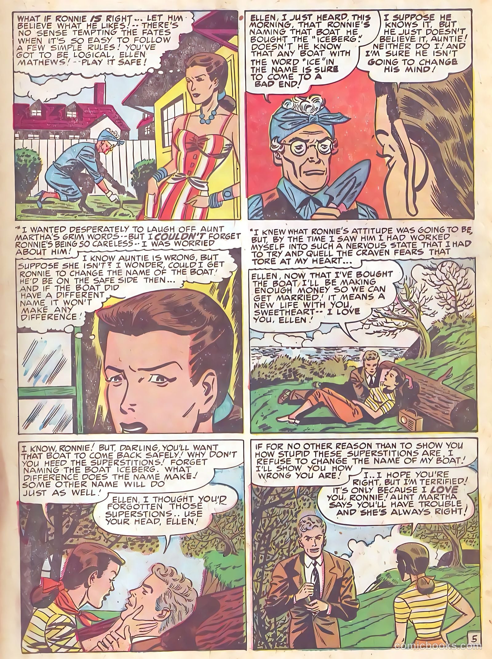 Young Love #4 (1949) — page 23 of 52