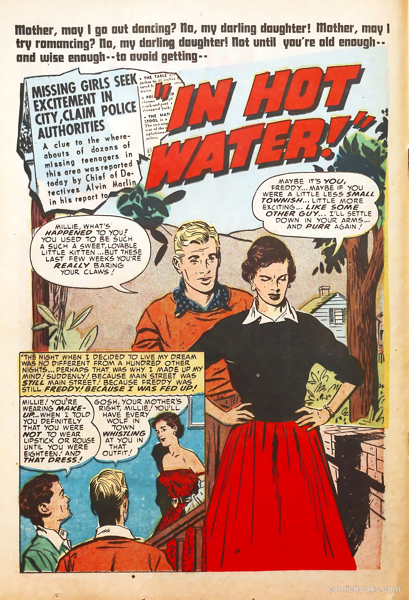 Young Love #40 (1952) — page 22 of 44