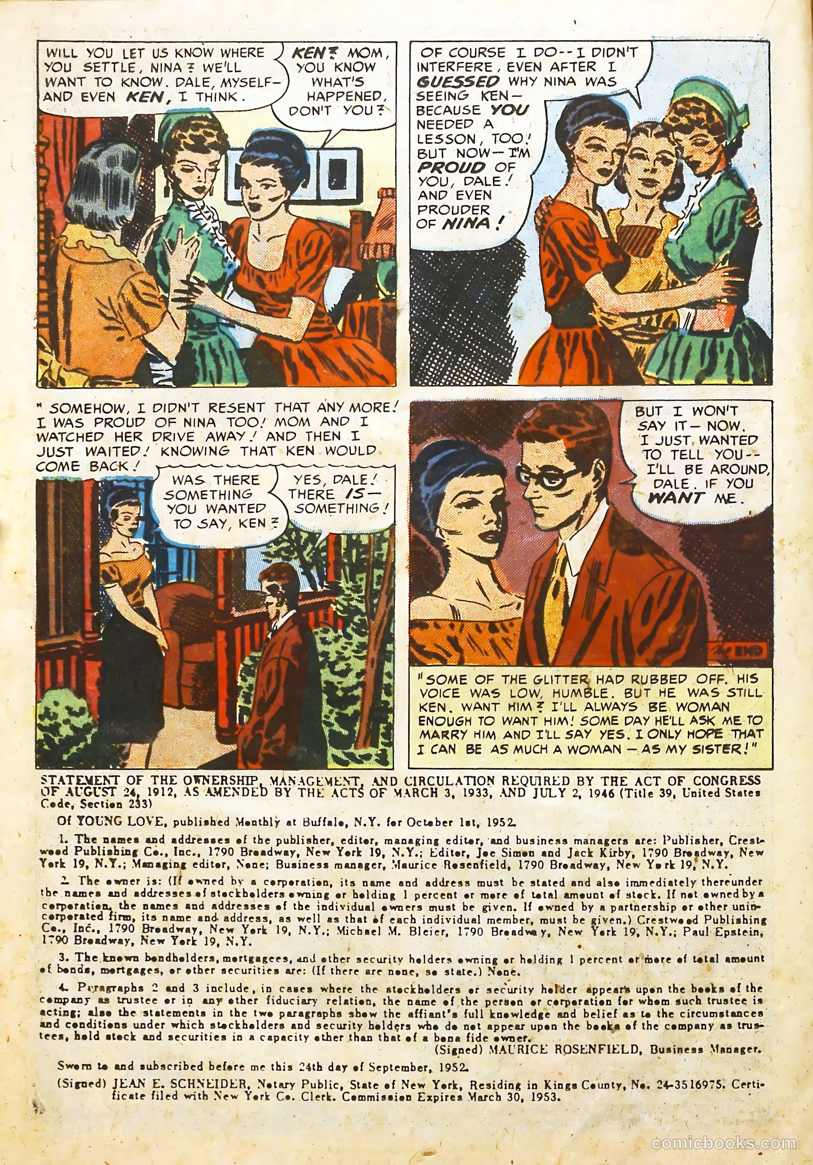 Young Love #42 (1953) — page 20 of 44