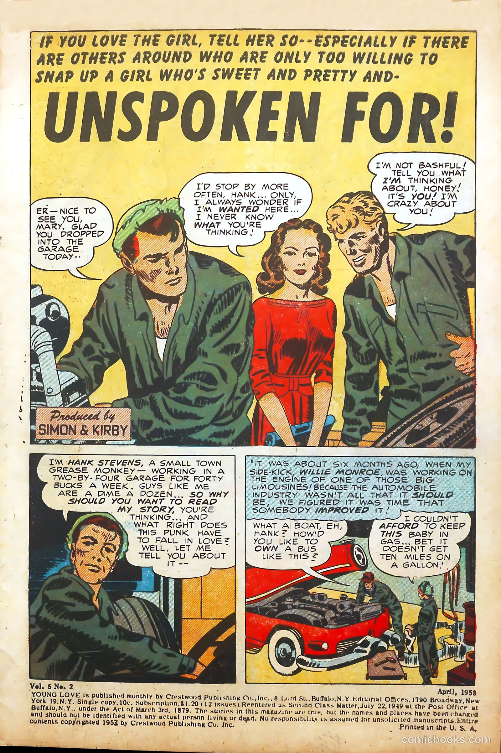 Young Love #44 (1953) — page 3 of 36