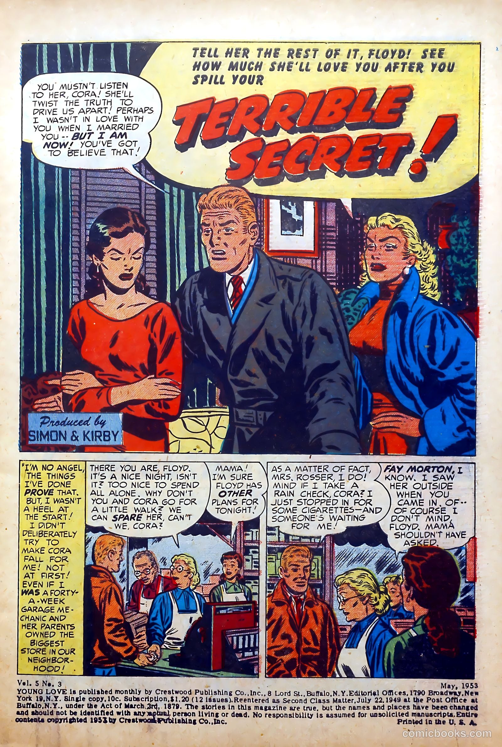 Young Love #45 (1953) — page 3 of 36