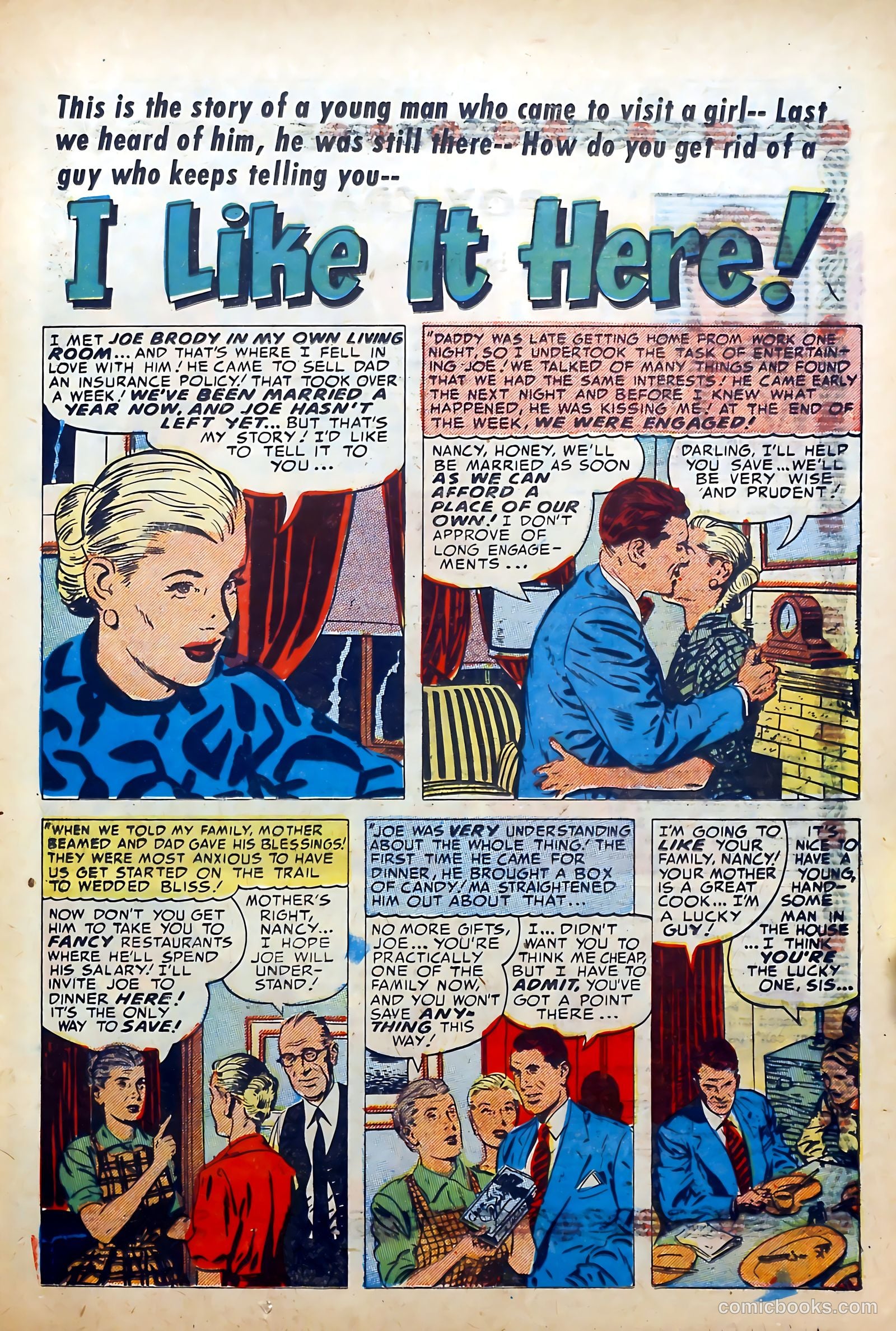 Young Love #45 (1953) — page 17 of 36