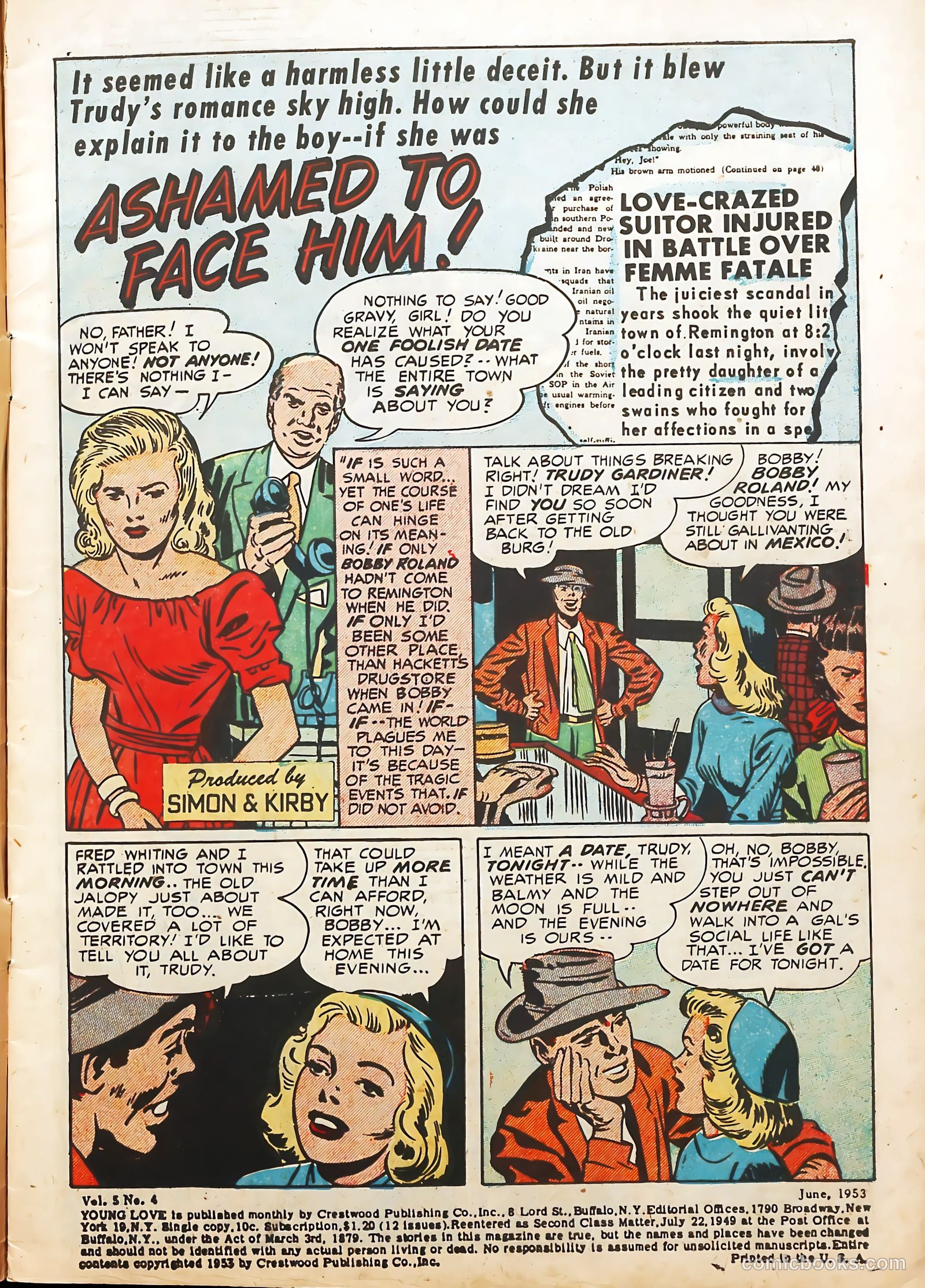 Young Love #46 (1953) — page 3 of 37