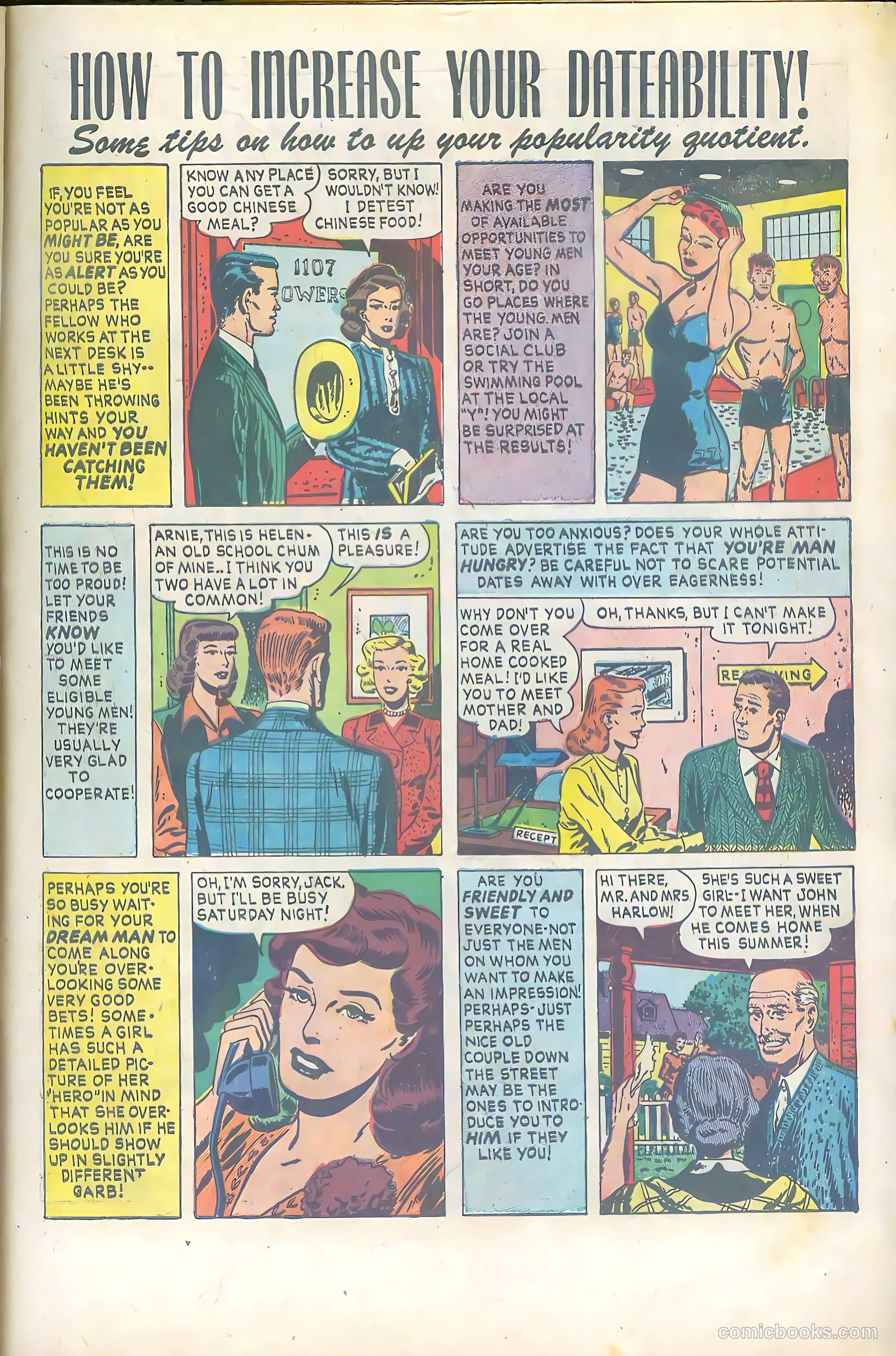 Young Love #8 (1950) — page 33 of 52