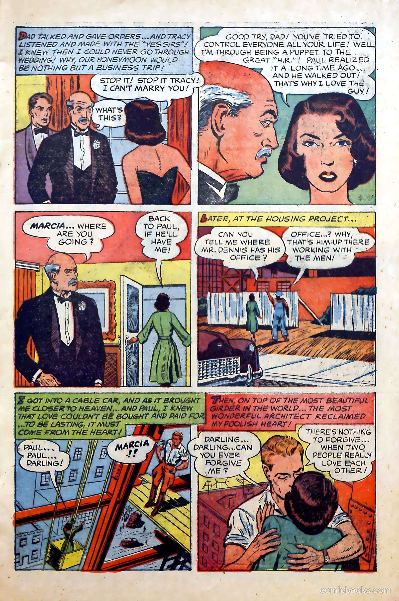 Young Lover Romances #4 (1952) — page 9 of 36