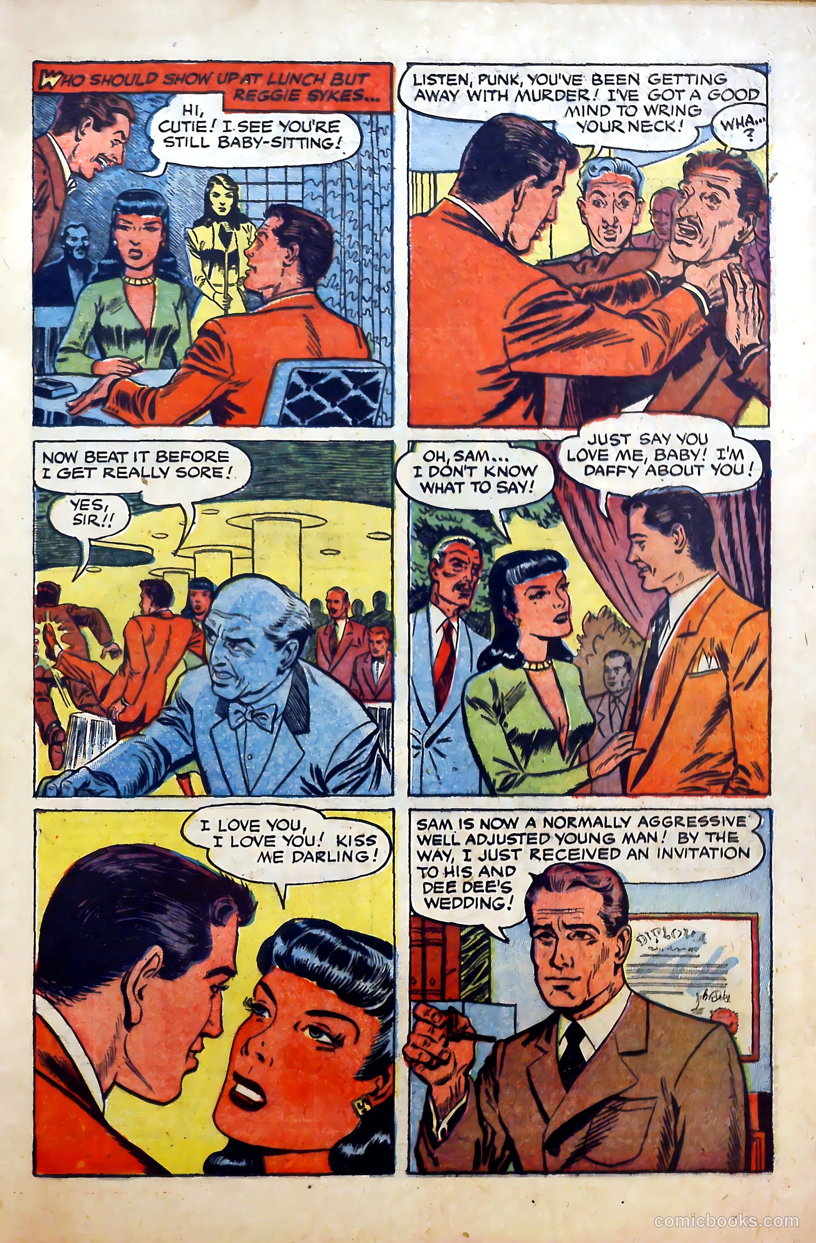 Young Lover Romances #4 (1952) — page 17 of 36