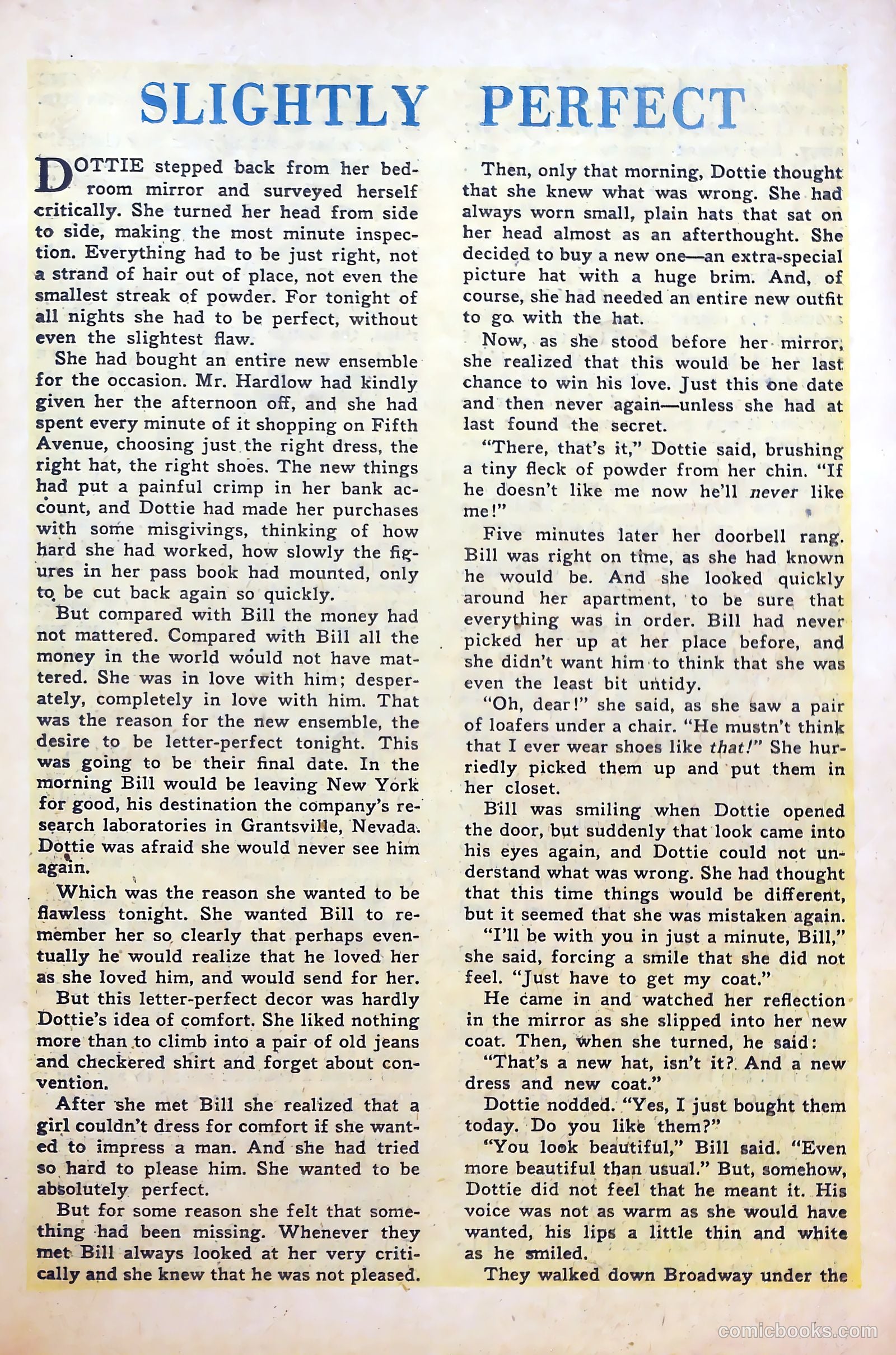 Young Lover Romances #4 (1952) — page 19 of 36