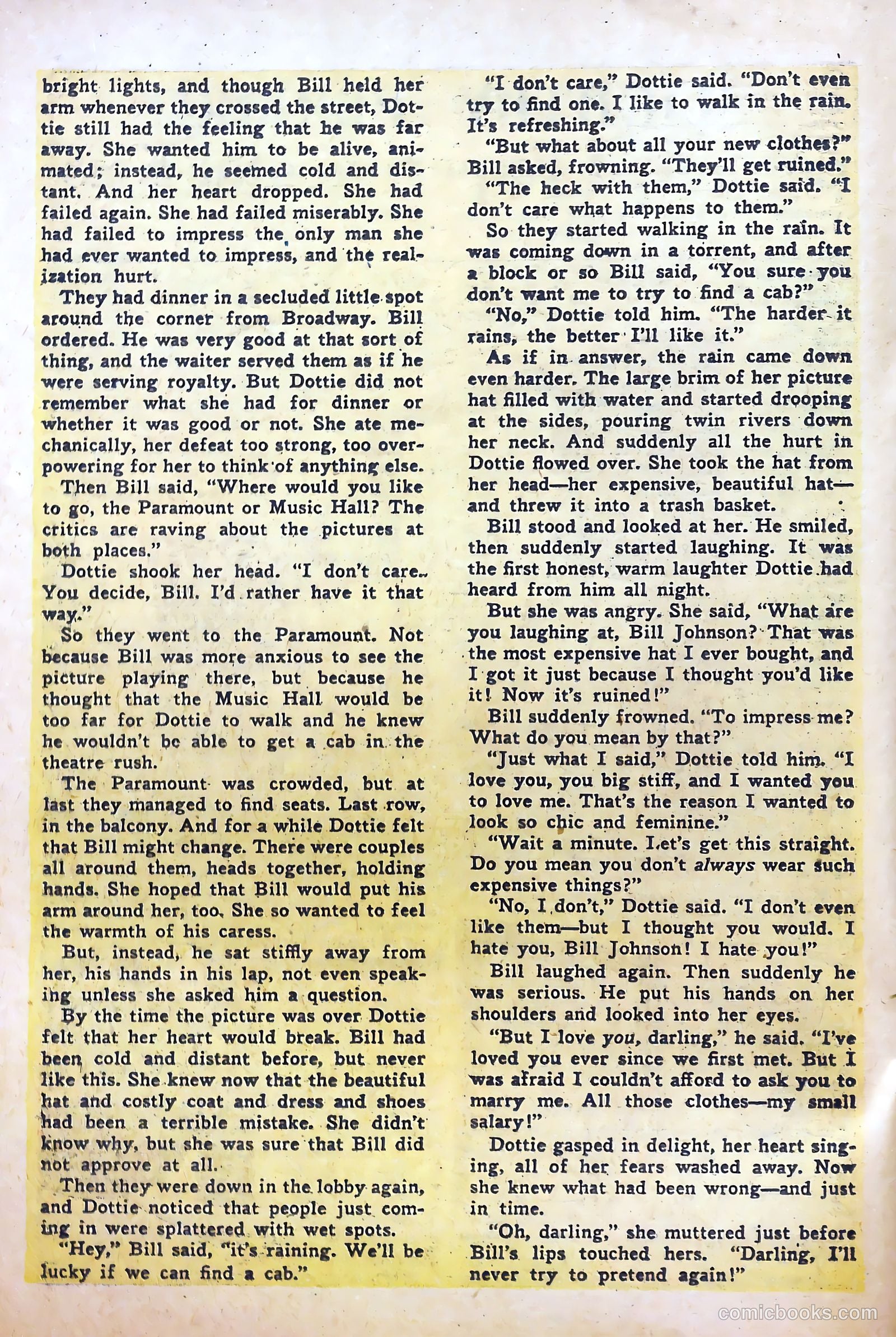 Young Lover Romances #4 (1952) — page 20 of 36