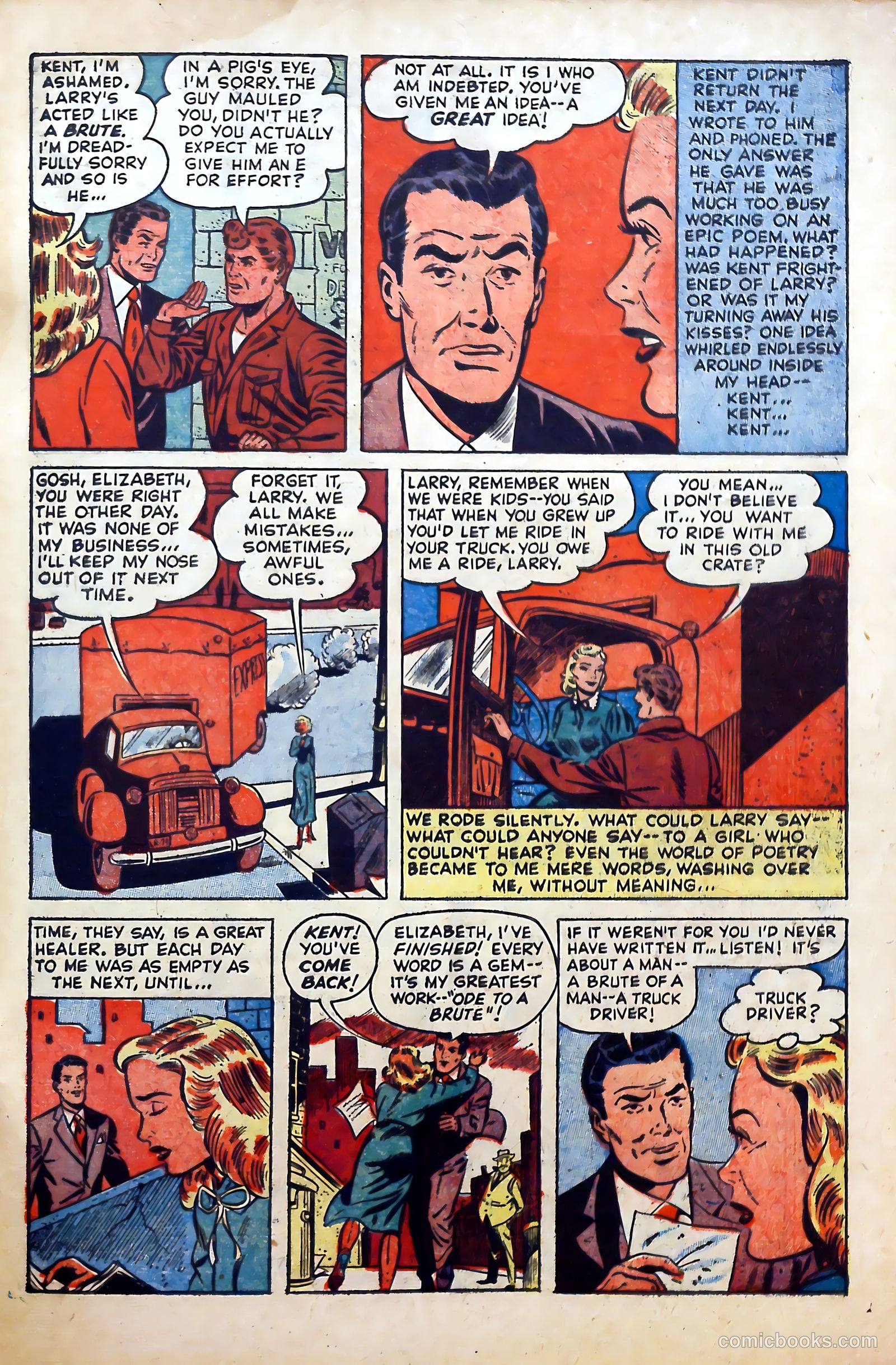 Young Lover Romances #4 (1952) — page 33 of 36