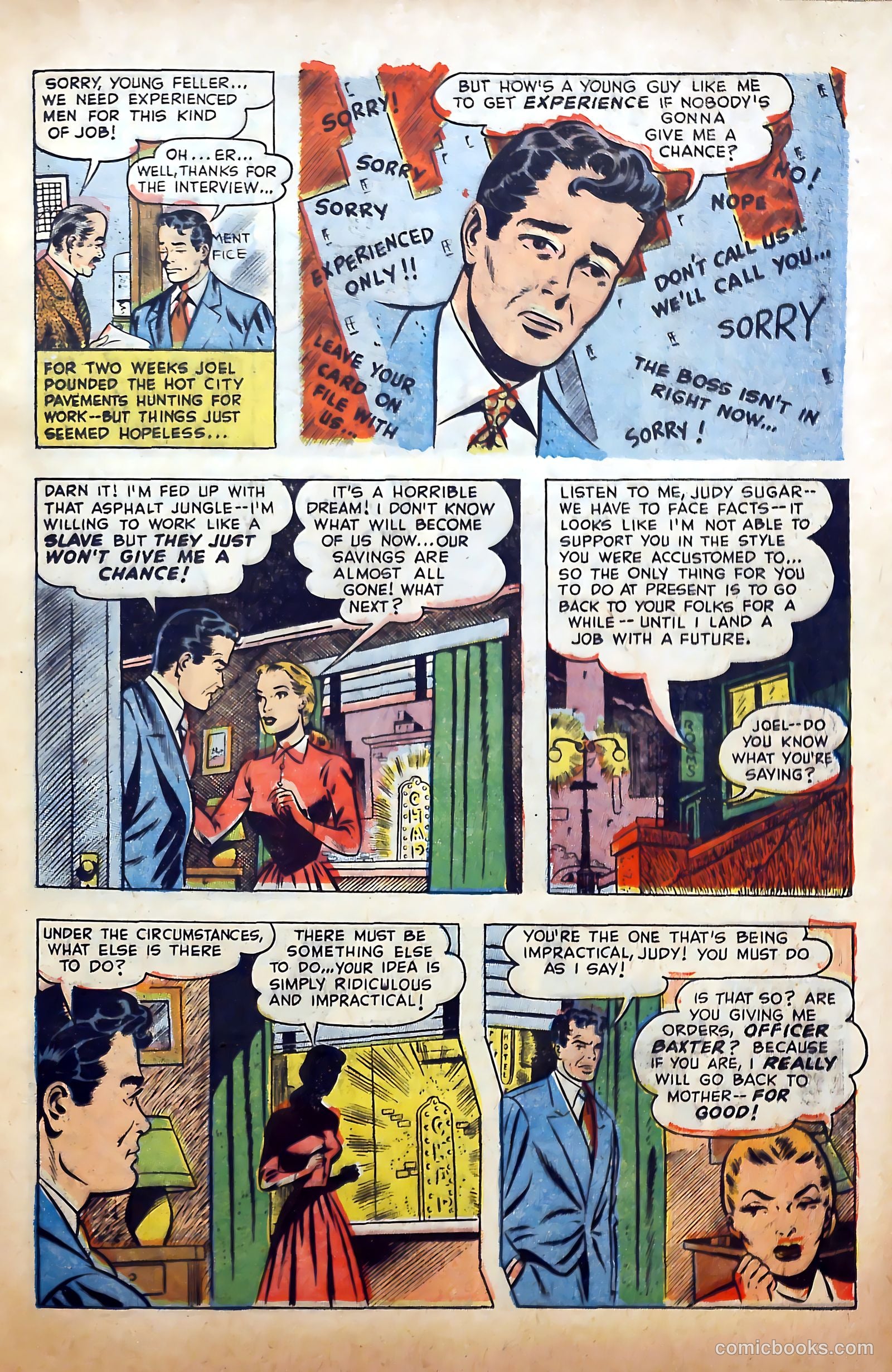 Young Lover Romances #5 (1952) — page 13 of 36