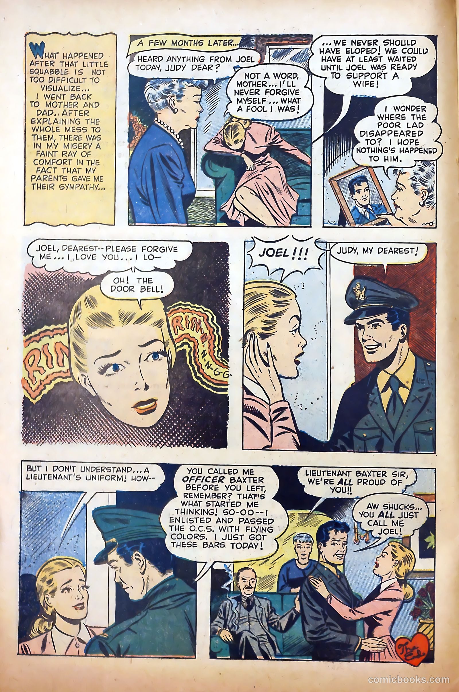 Young Lover Romances #5 (1952) — page 14 of 36
