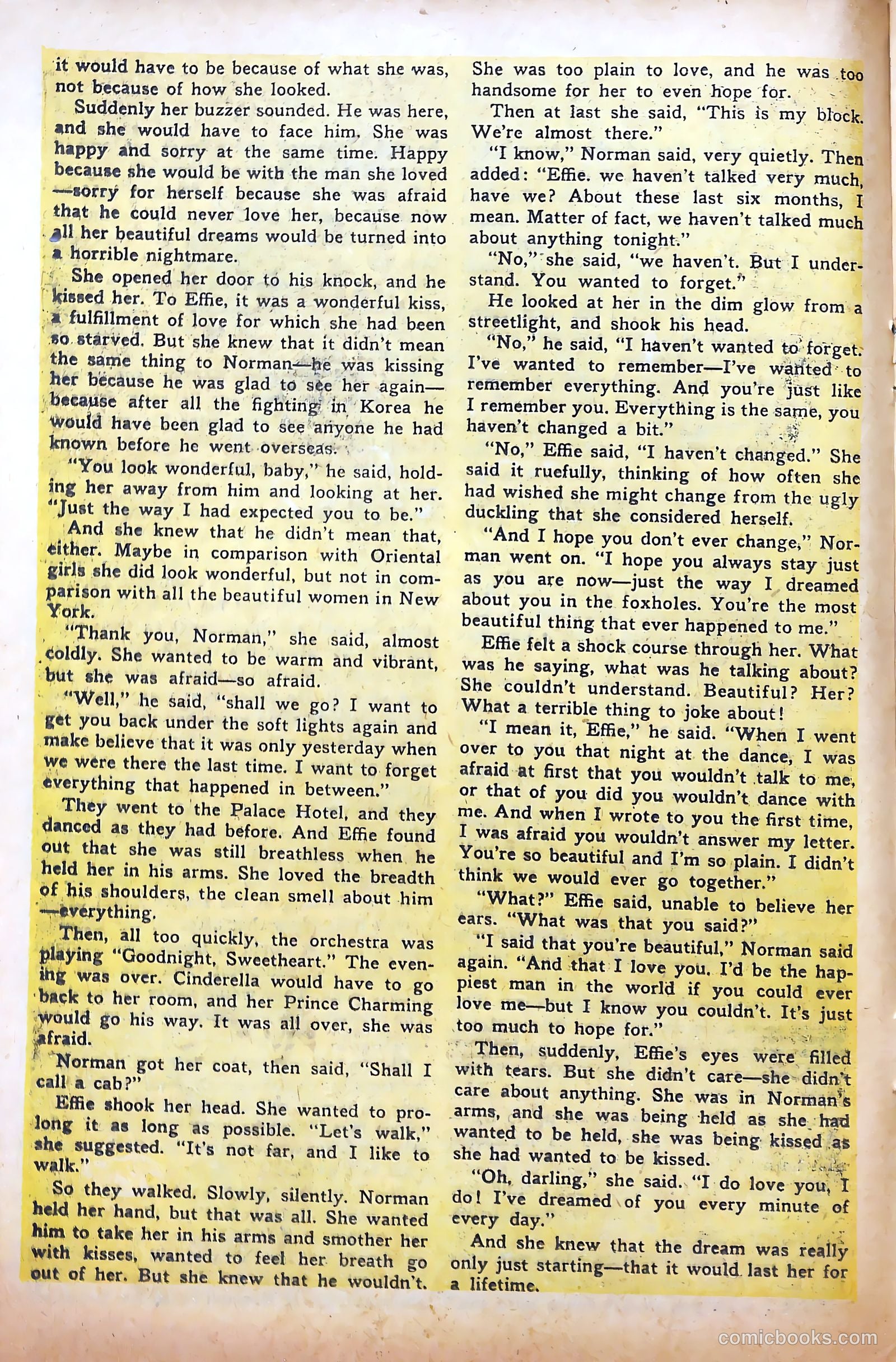 Young Lover Romances #5 (1952) — page 16 of 36