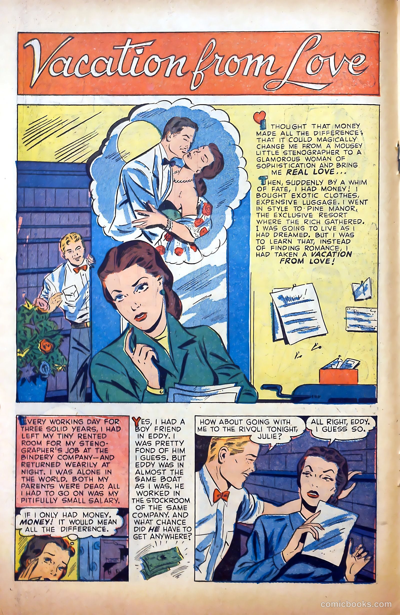Young Lover Romances #5 (1952) — page 18 of 36