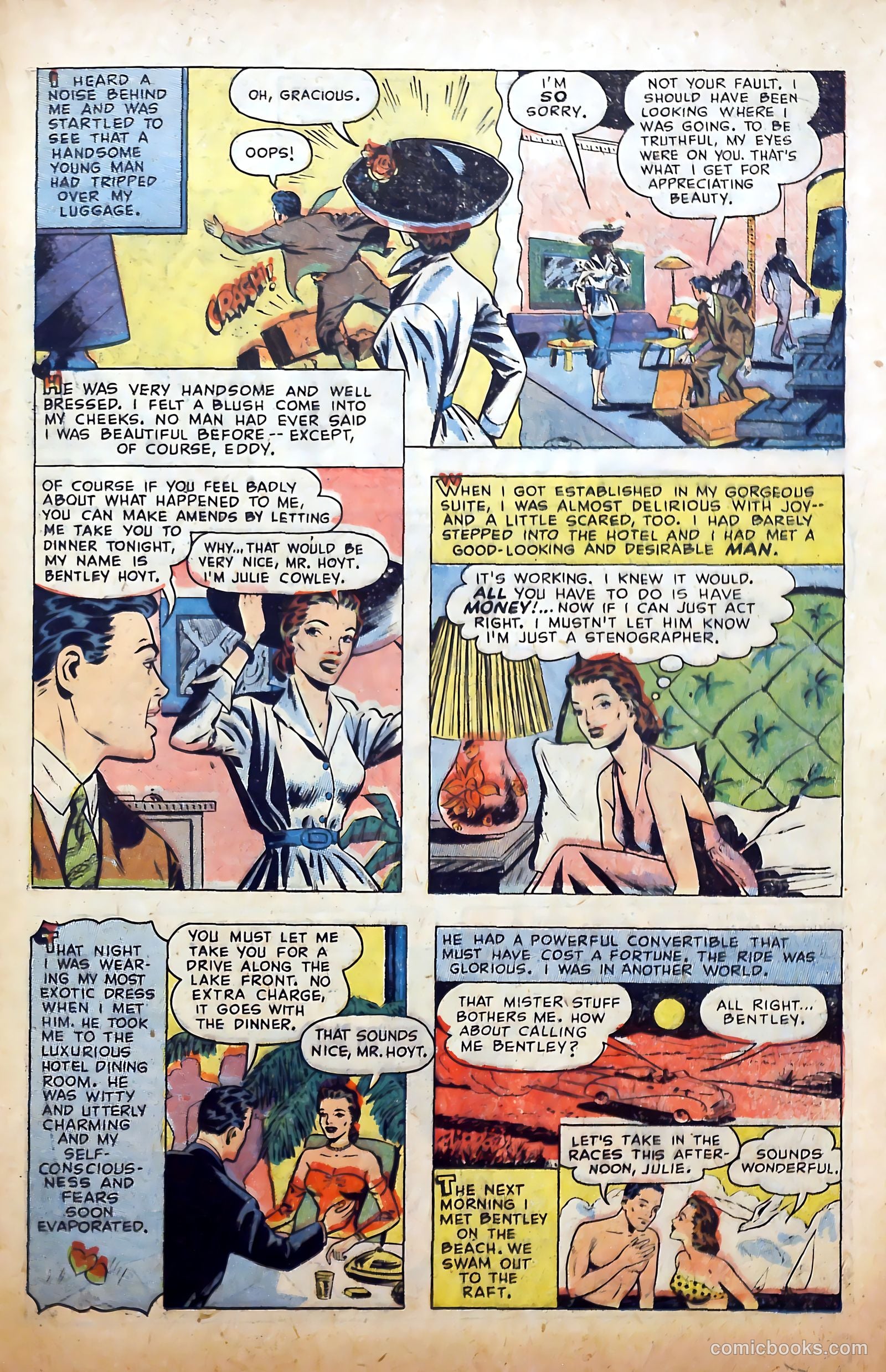 Young Lover Romances #5 (1952) — page 21 of 36