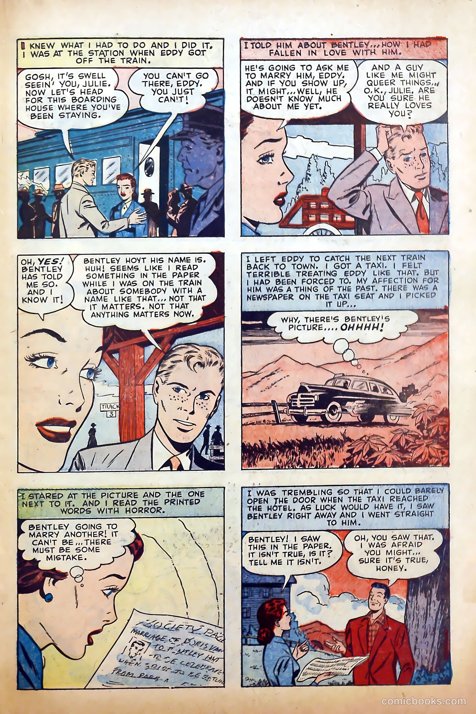 Young Lover Romances #5 (1952) — page 23 of 36