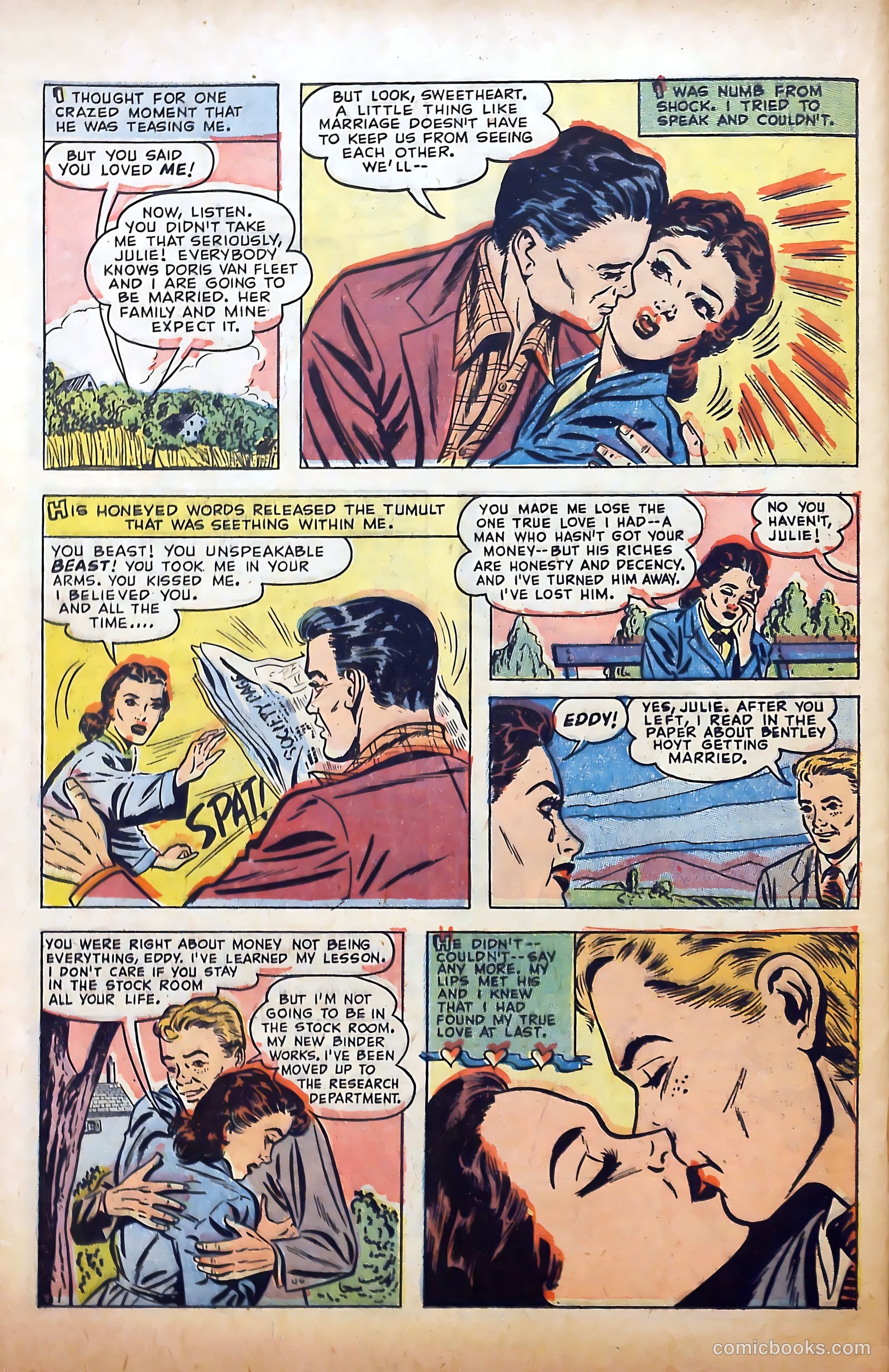 Young Lover Romances #5 (1952) — page 24 of 36