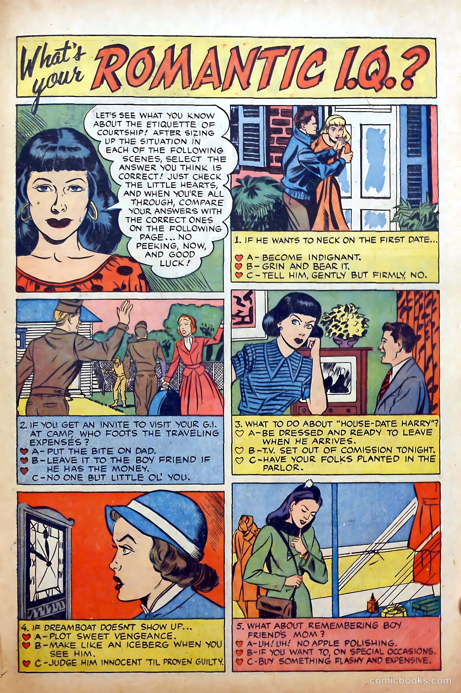 Young Lover Romances #5 (1952) — page 25 of 36