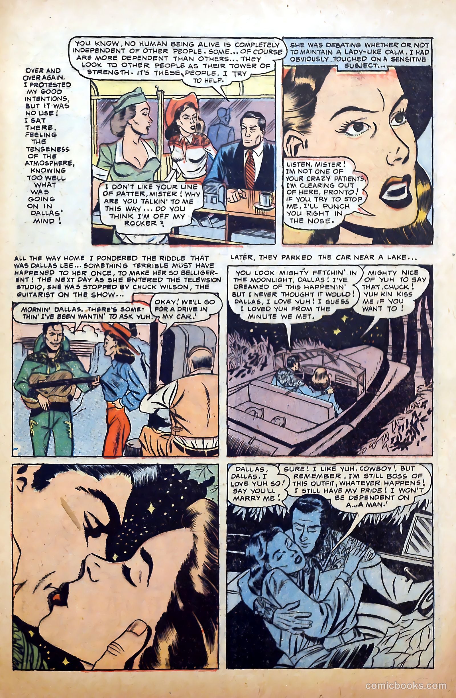 Young Lover Romances #5 (1952) — page 29 of 36