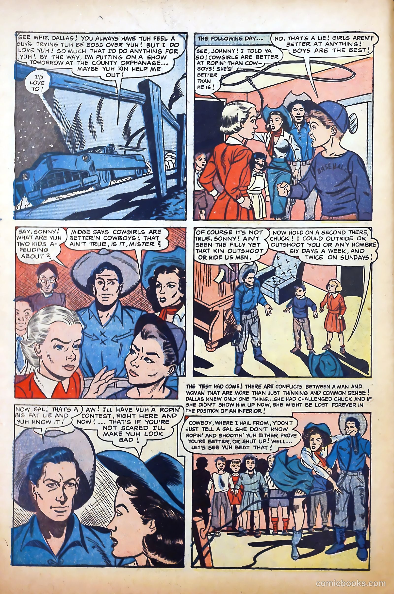Young Lover Romances #5 (1952) — page 30 of 36