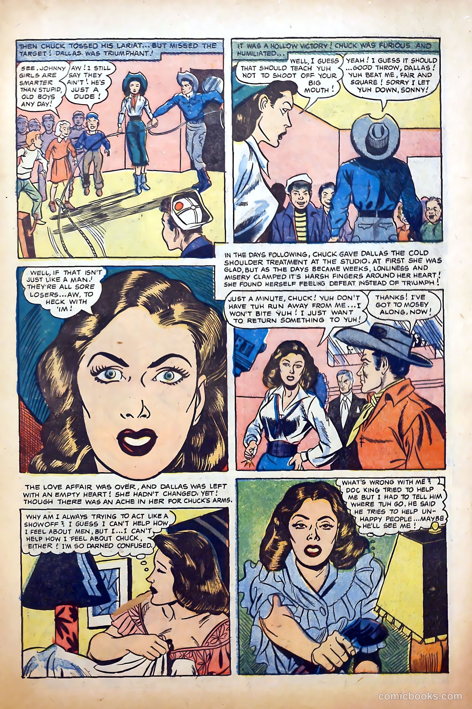 Young Lover Romances #5 (1952) — page 31 of 36
