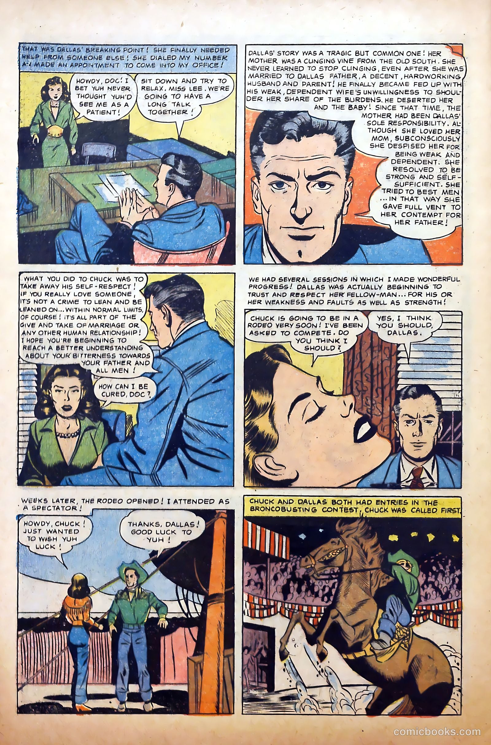 Young Lover Romances #5 (1952) — page 32 of 36