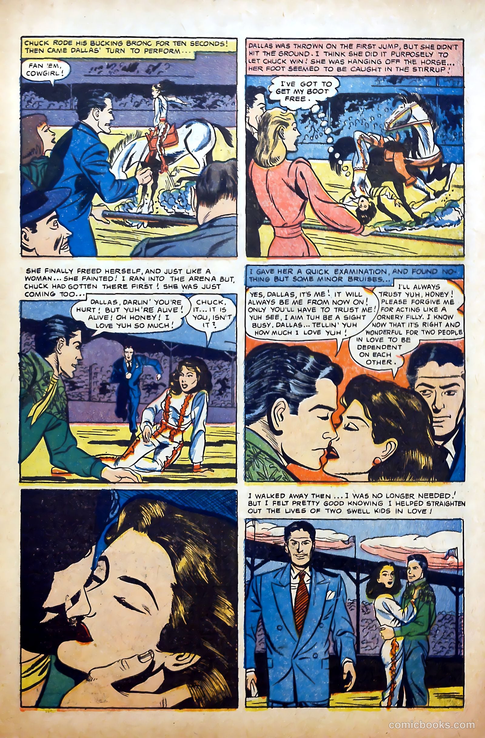 Young Lover Romances #5 (1952) — page 33 of 36