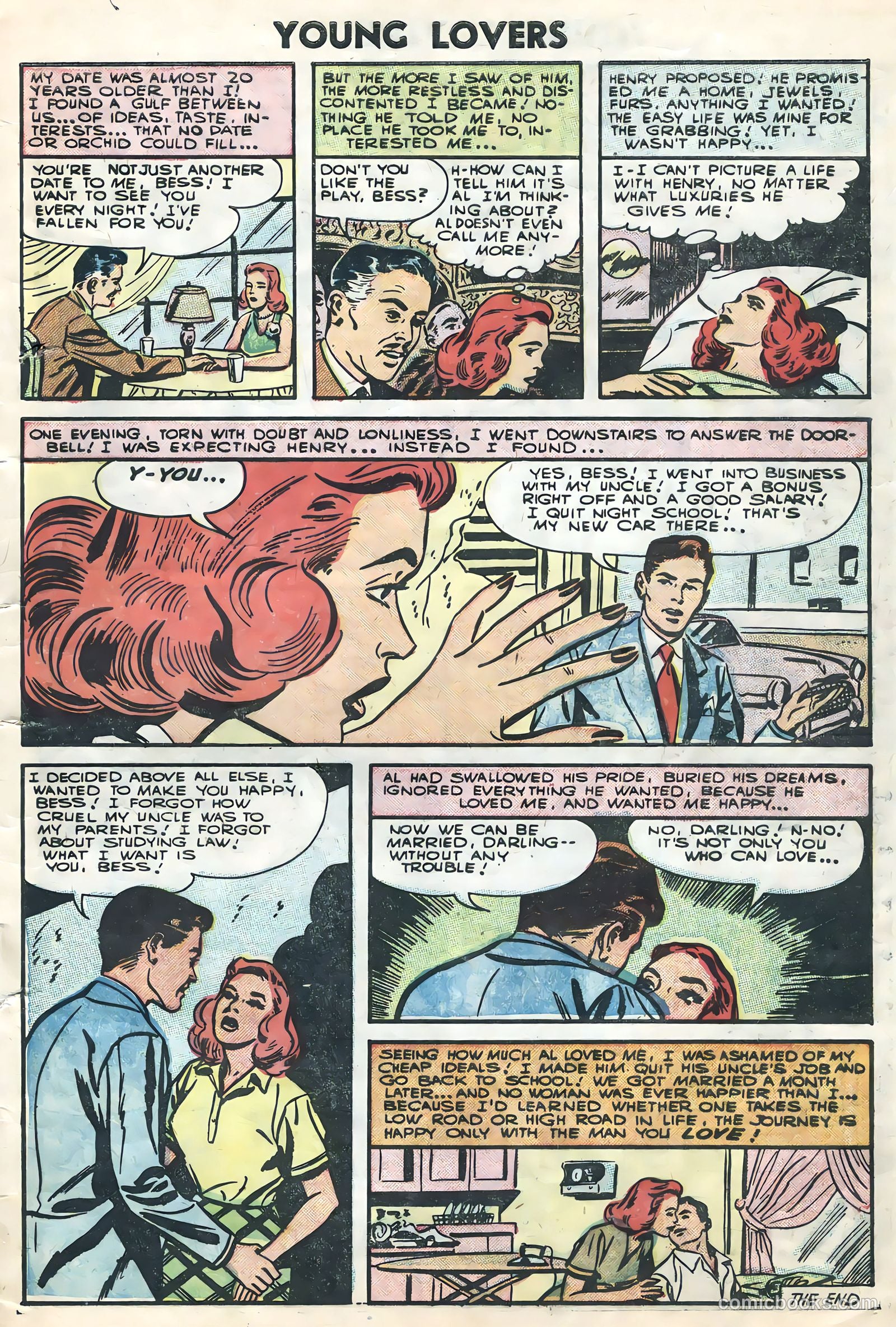 Young Lovers #16 (1956) — page 9 of 36