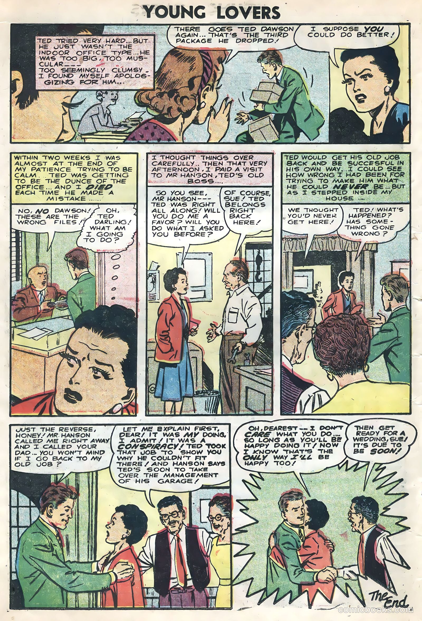 Young Lovers #16 (1956) — page 16 of 36