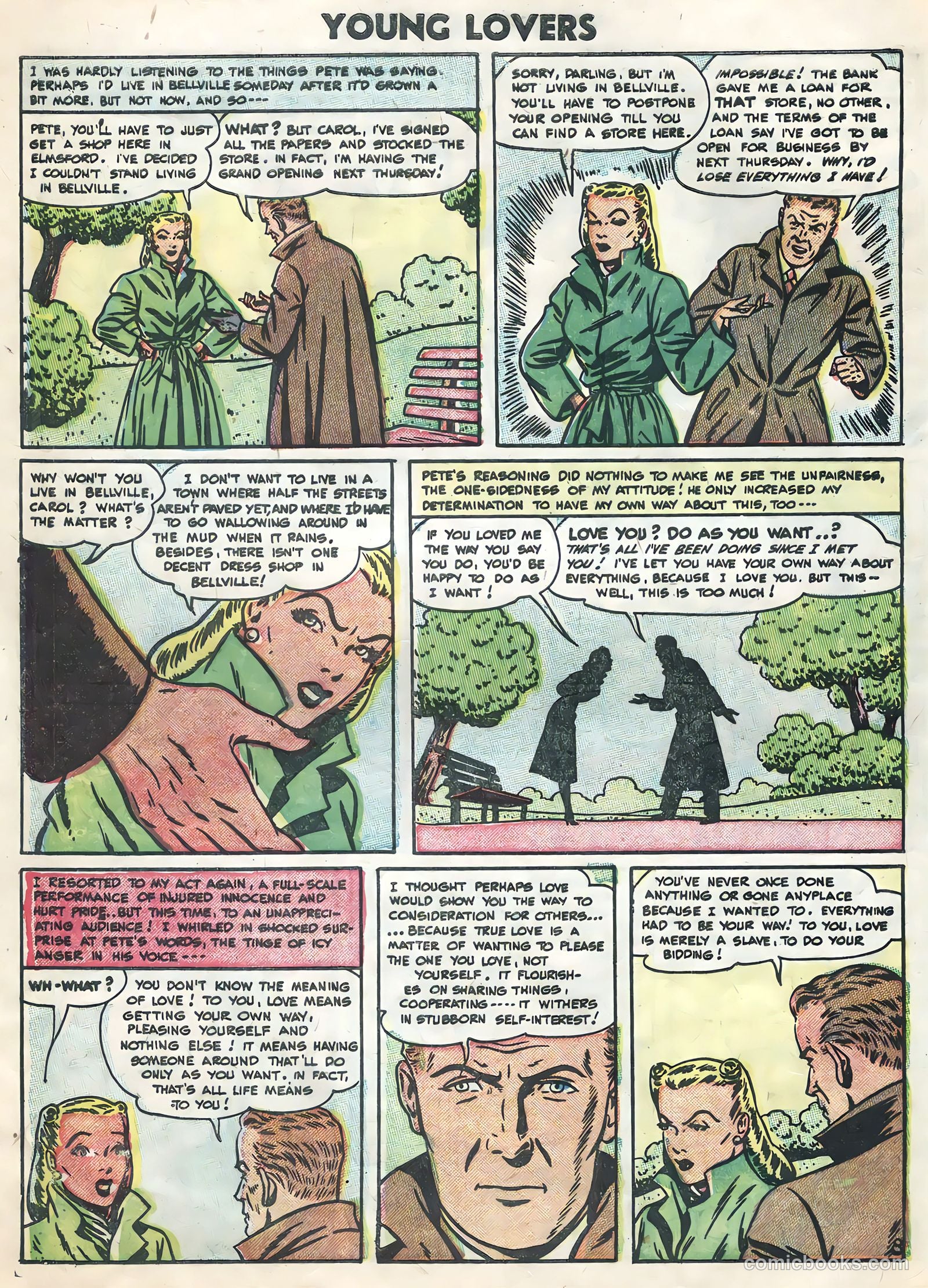 Young Lovers #16 (1956) — page 28 of 36