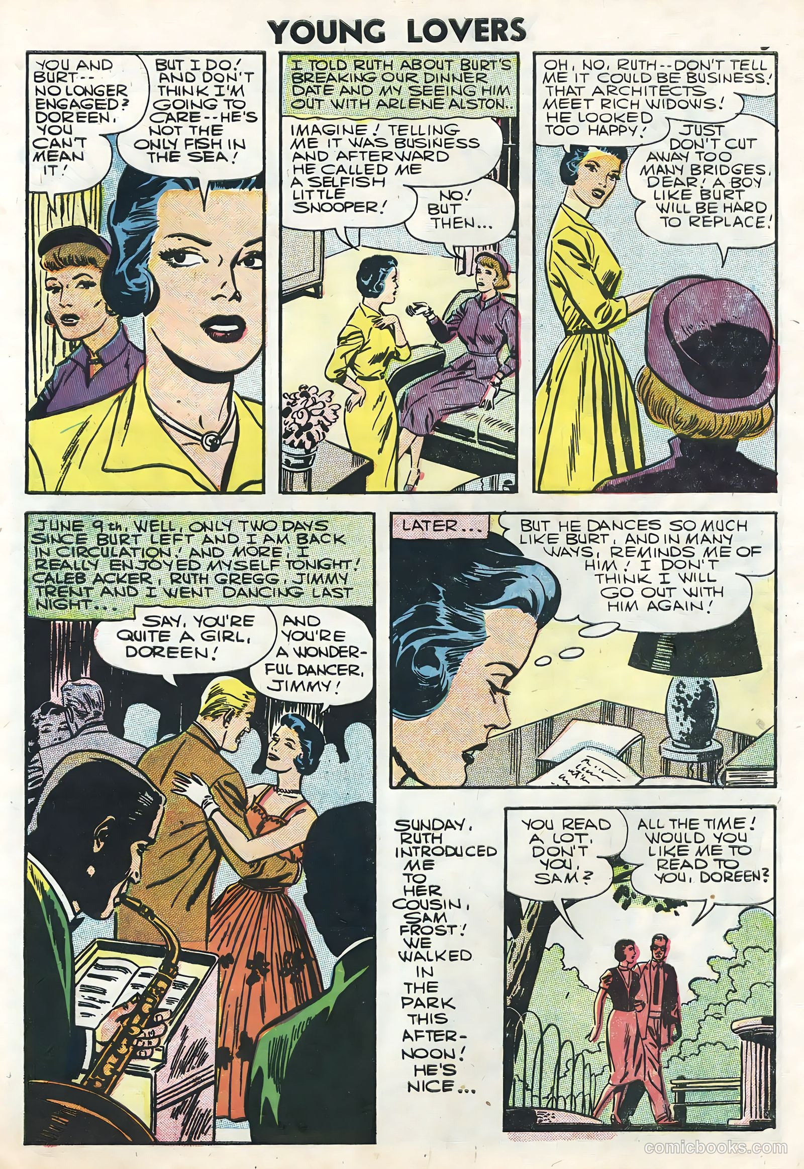Young Lovers #17 (1956) — page 10 of 36