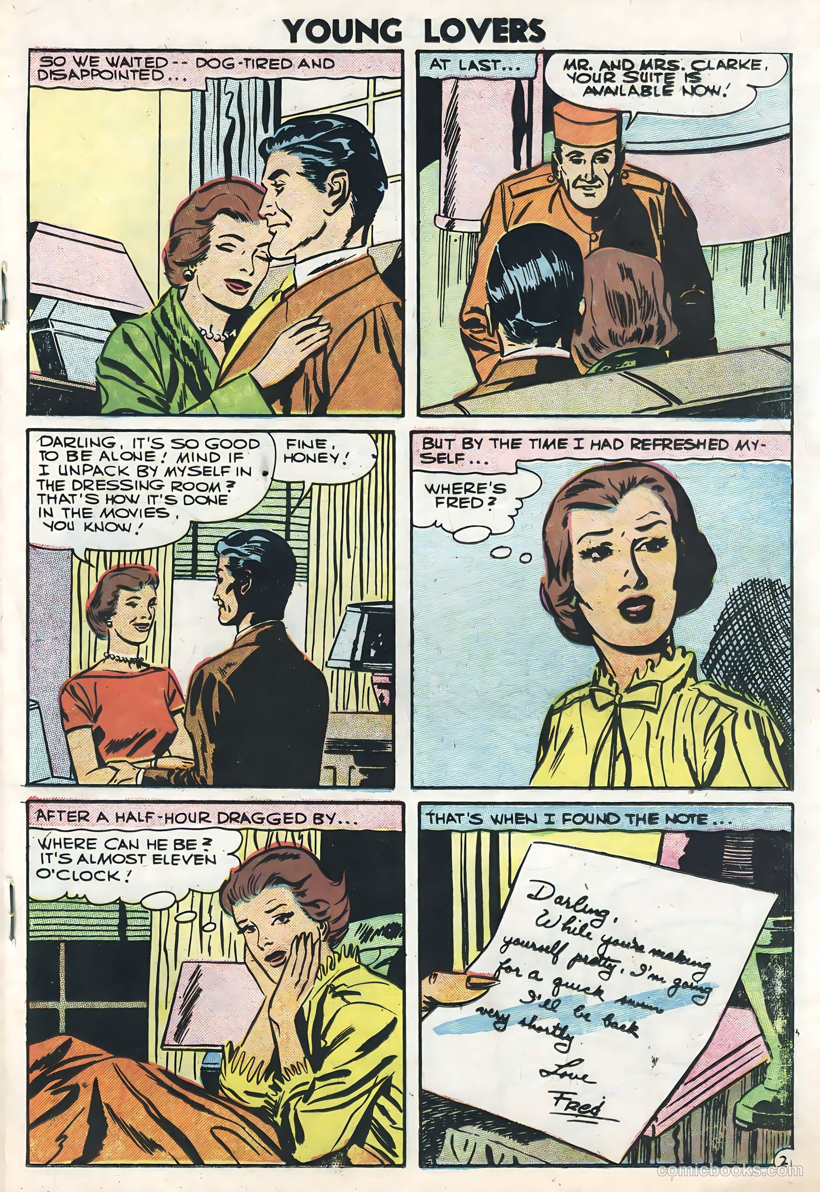Young Lovers #17 (1956) — page 19 of 36