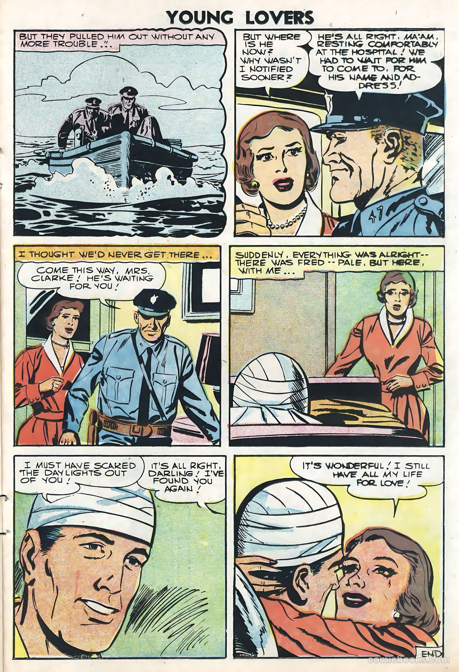 Young Lovers #17 (1956) — page 23 of 36