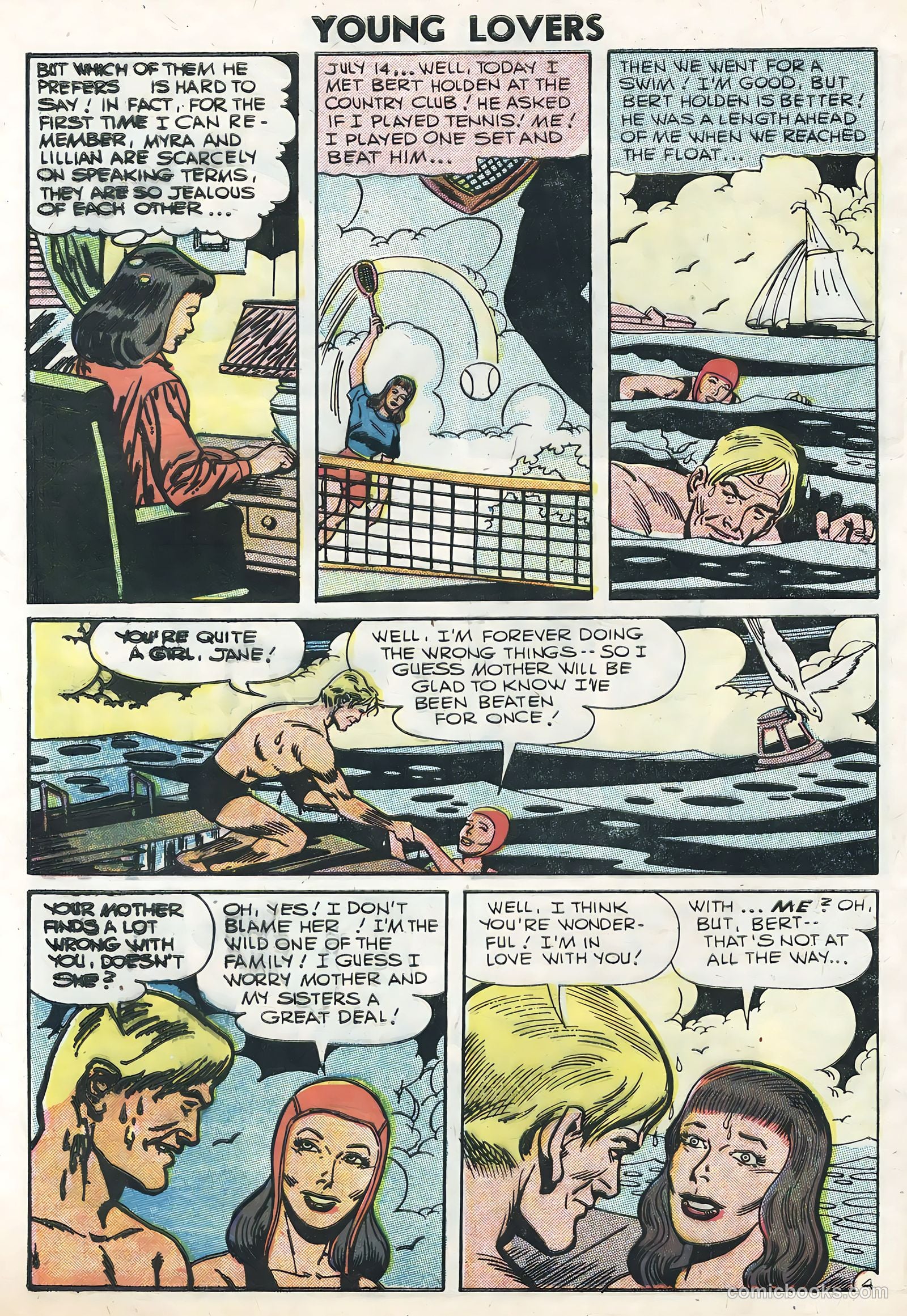 Young Lovers #17 (1956) — page 28 of 36
