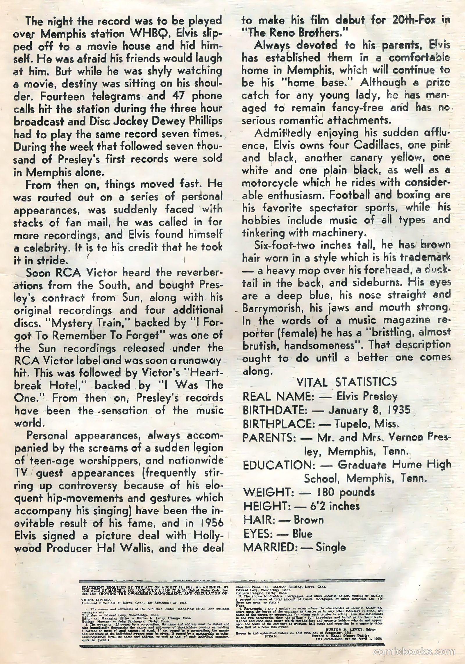 Young Lovers #18 (1957) — page 19 of 36