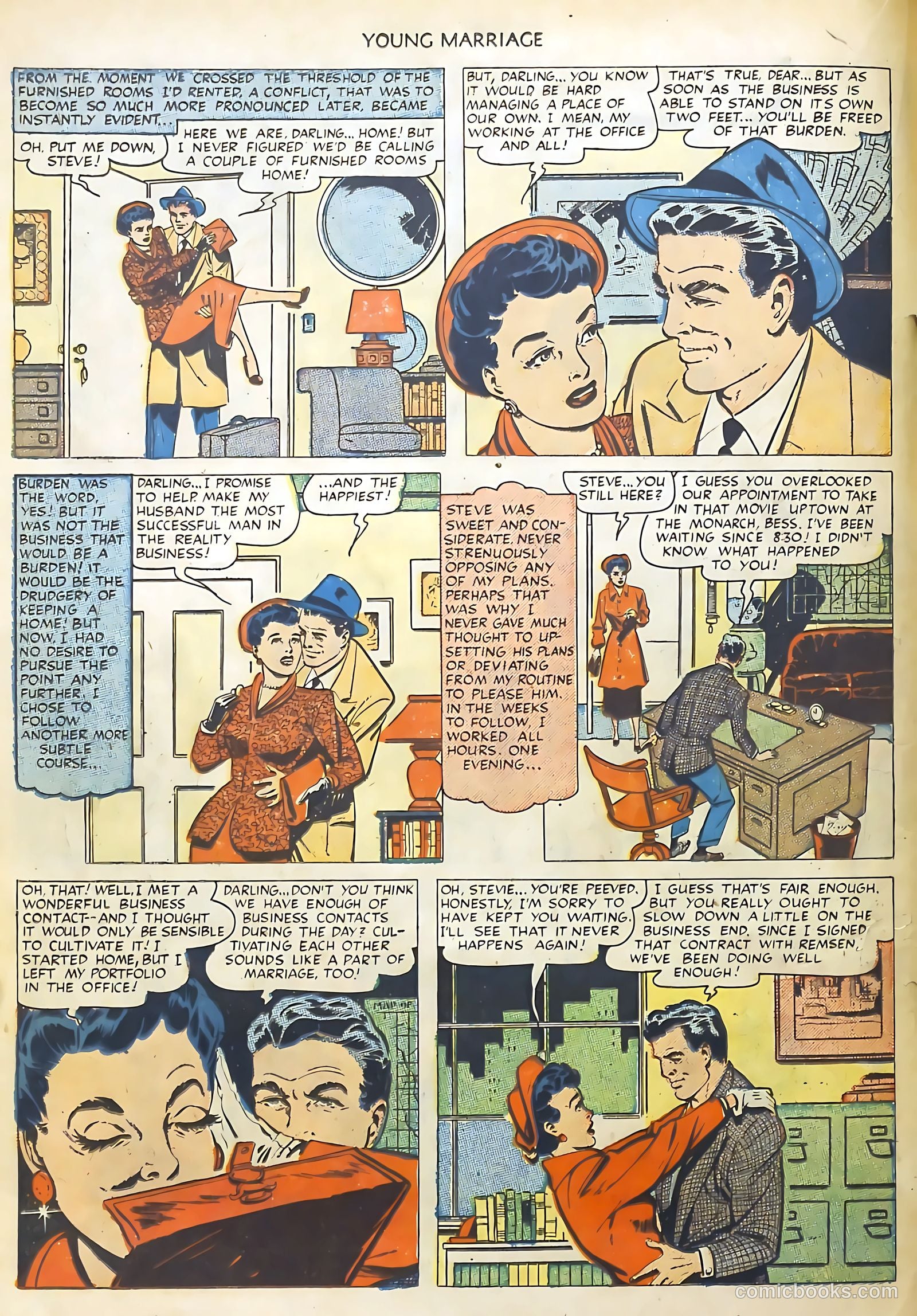 Young Marriage #1 (1950) — page 18 of 36