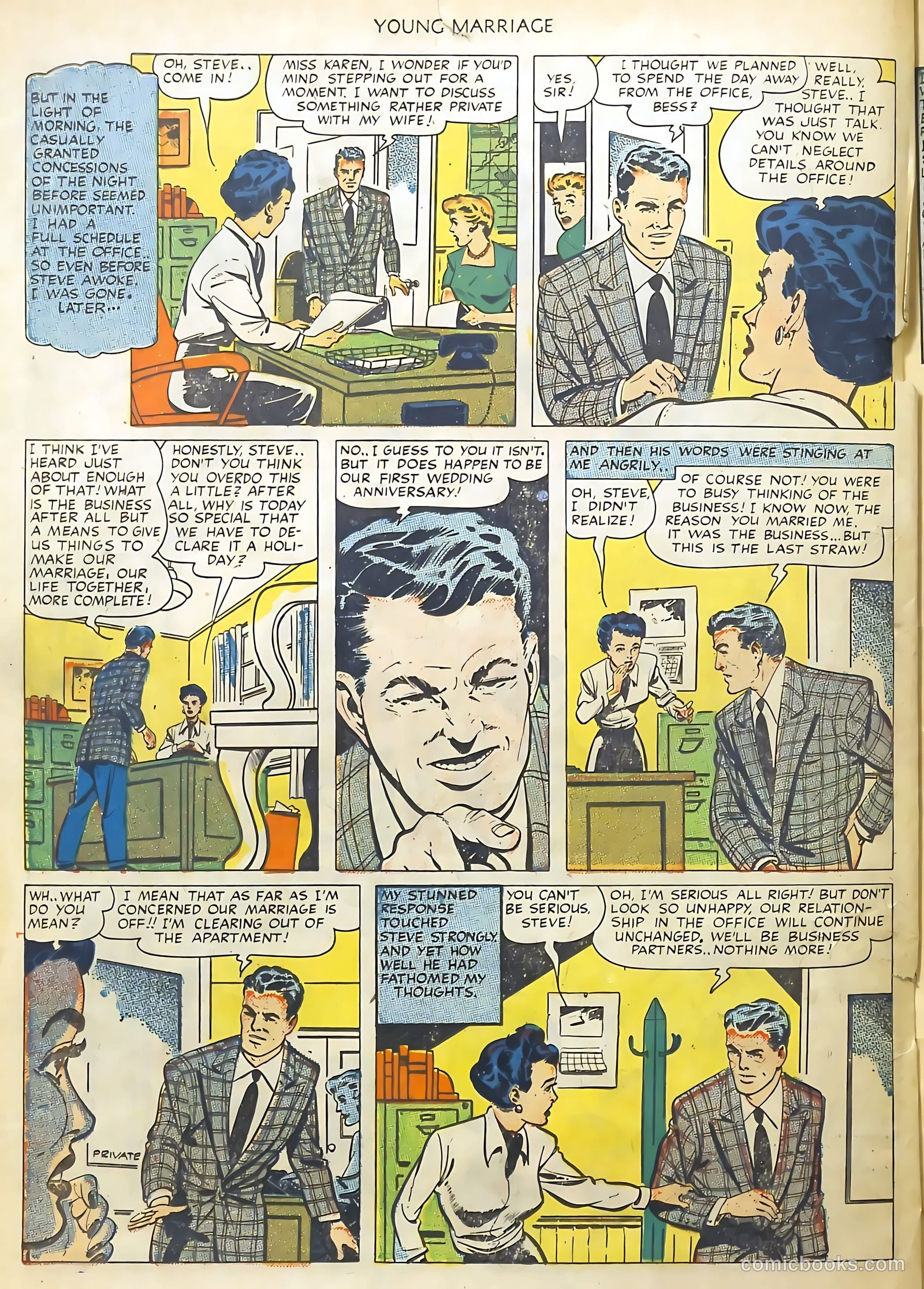 Young Marriage #1 (1950) — page 20 of 36