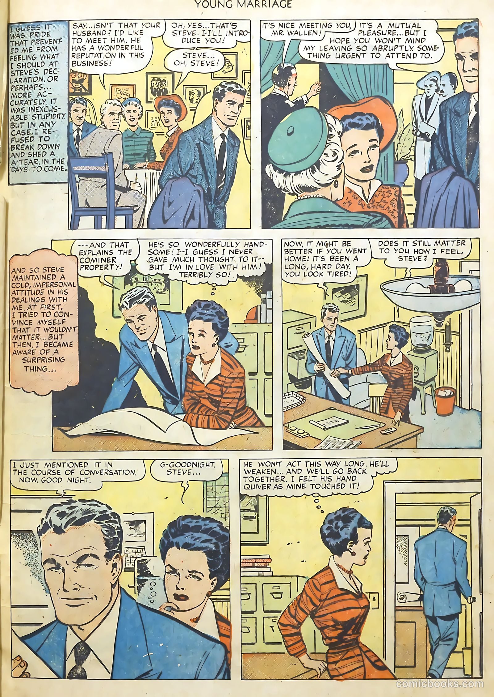 Young Marriage #1 (1950) — page 21 of 36