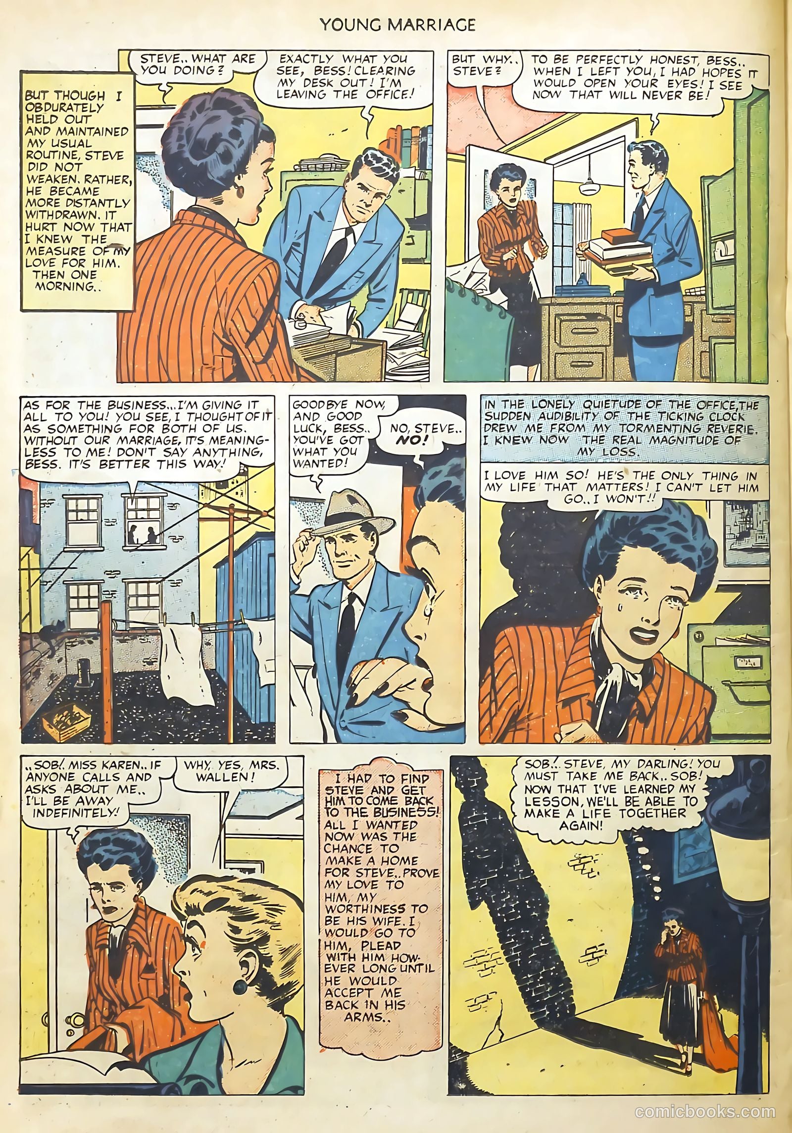 Young Marriage #1 (1950) — page 22 of 36