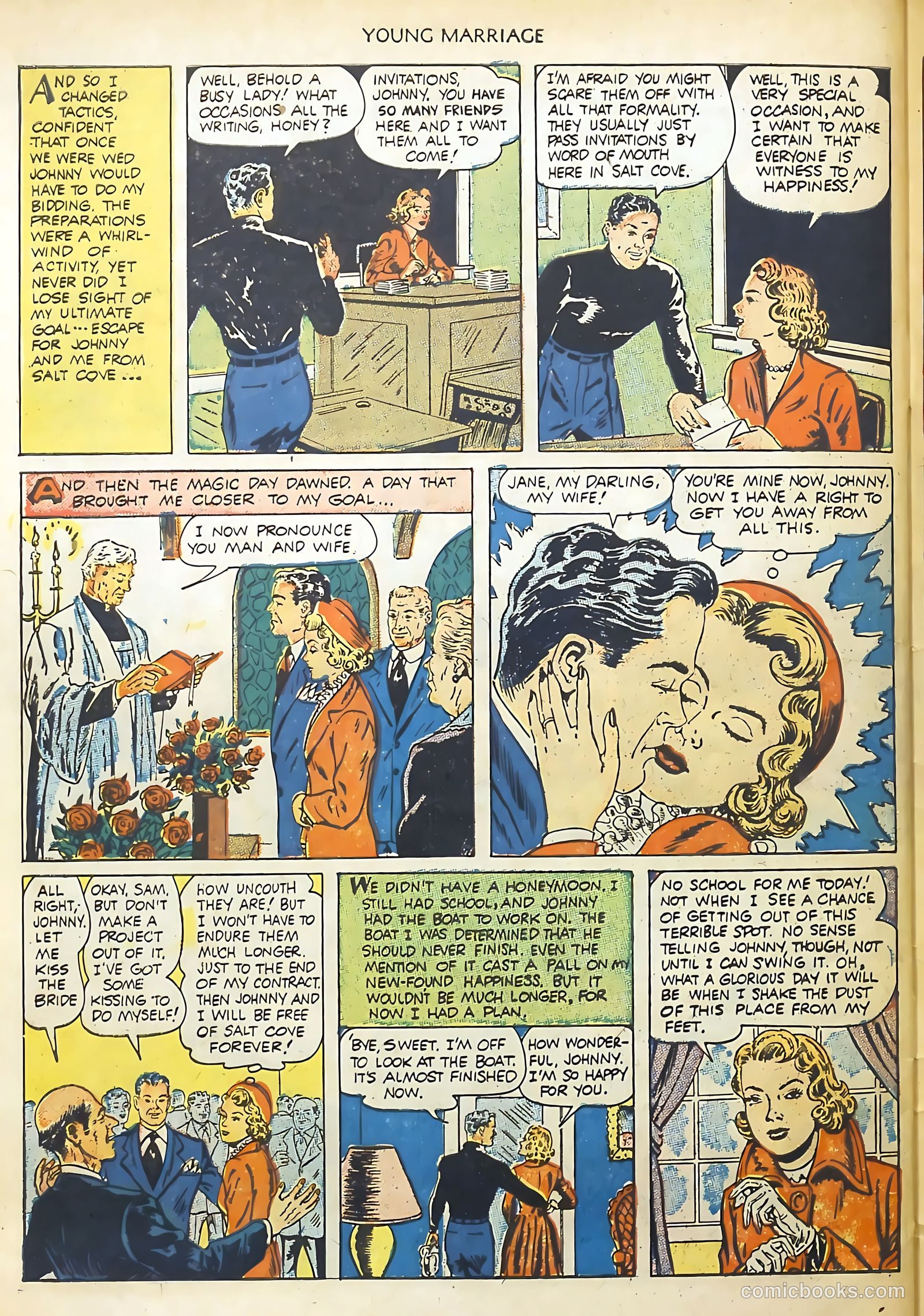 Young Marriage #1 (1950) — page 30 of 36