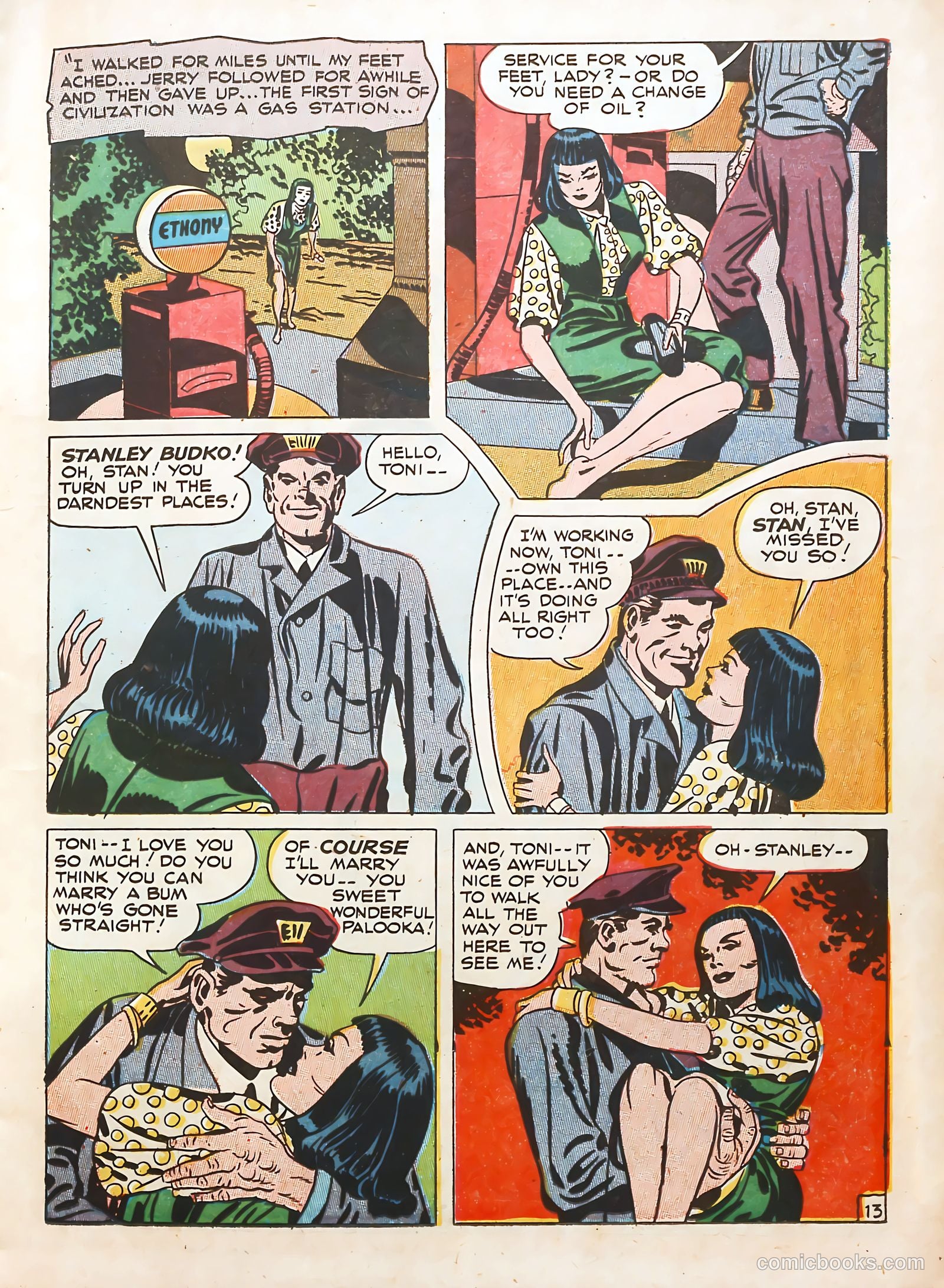 Young Romance #1 (1947) — page 15 of 52